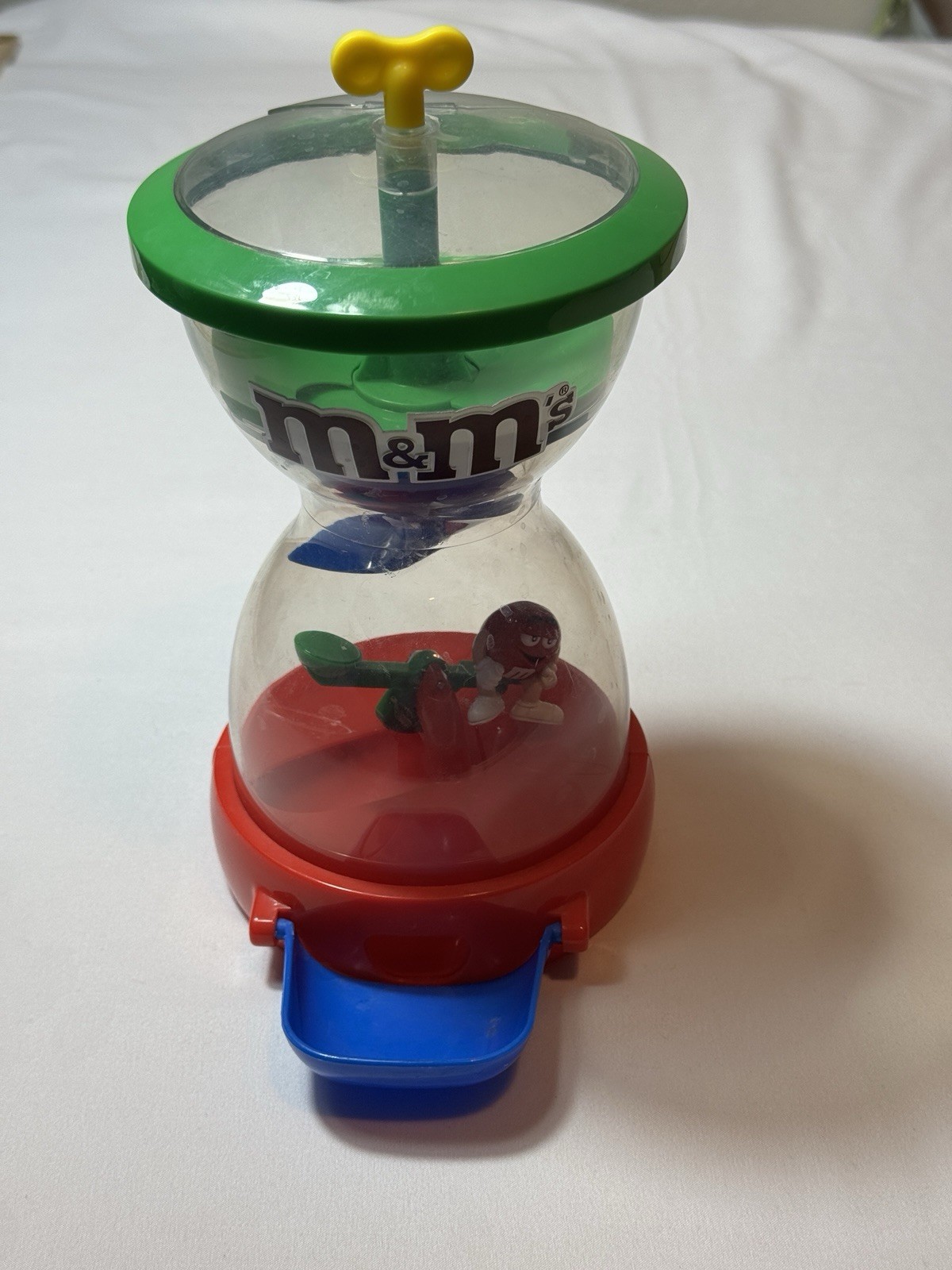 M&M\'s Candy Dispenser Hourglass Fun Machine with Slide Seesaw Red M&M Character