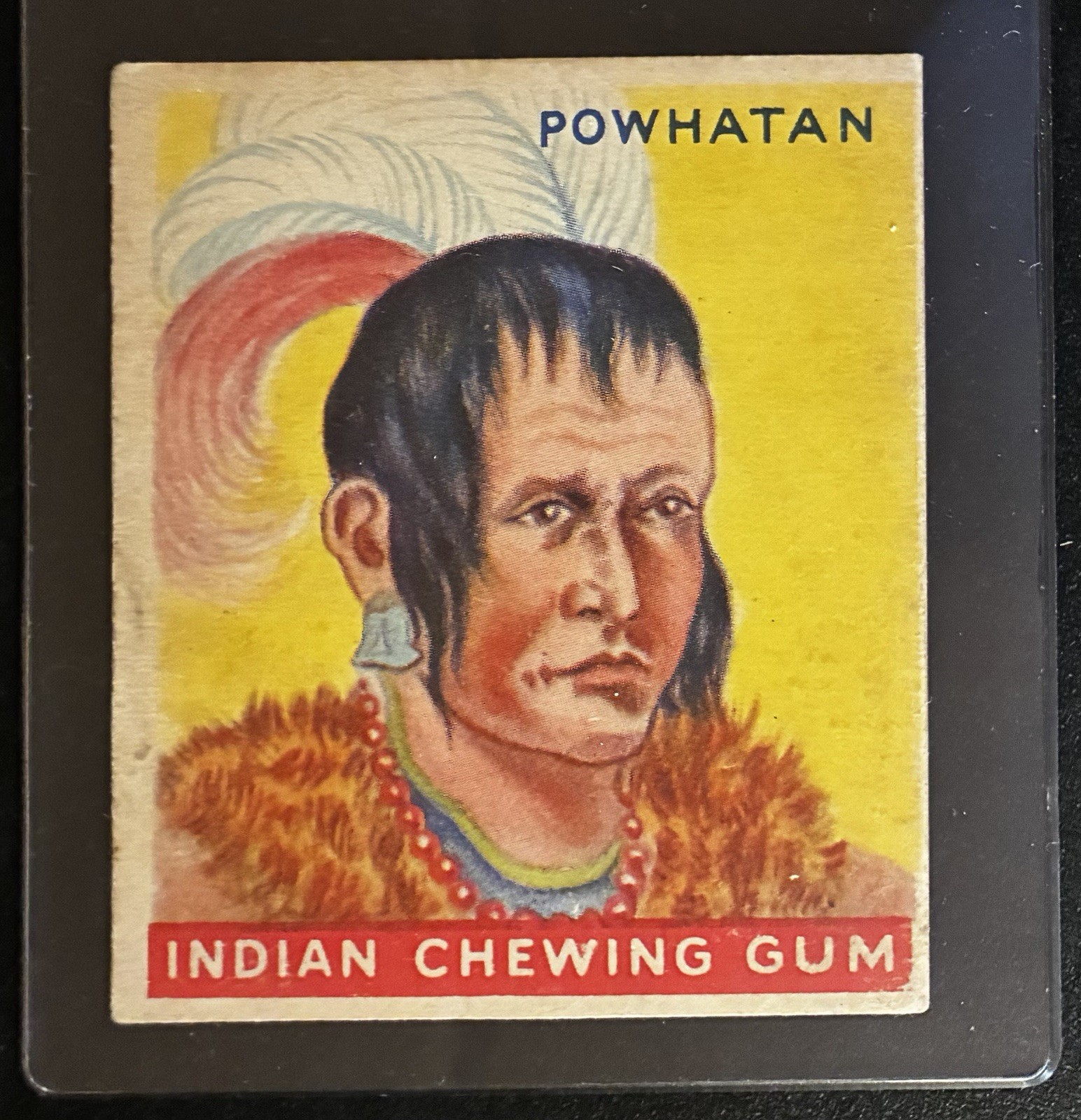 1933 Goudy Co. Indian Chewing Gum #31 Powhatan Good-Very Good
