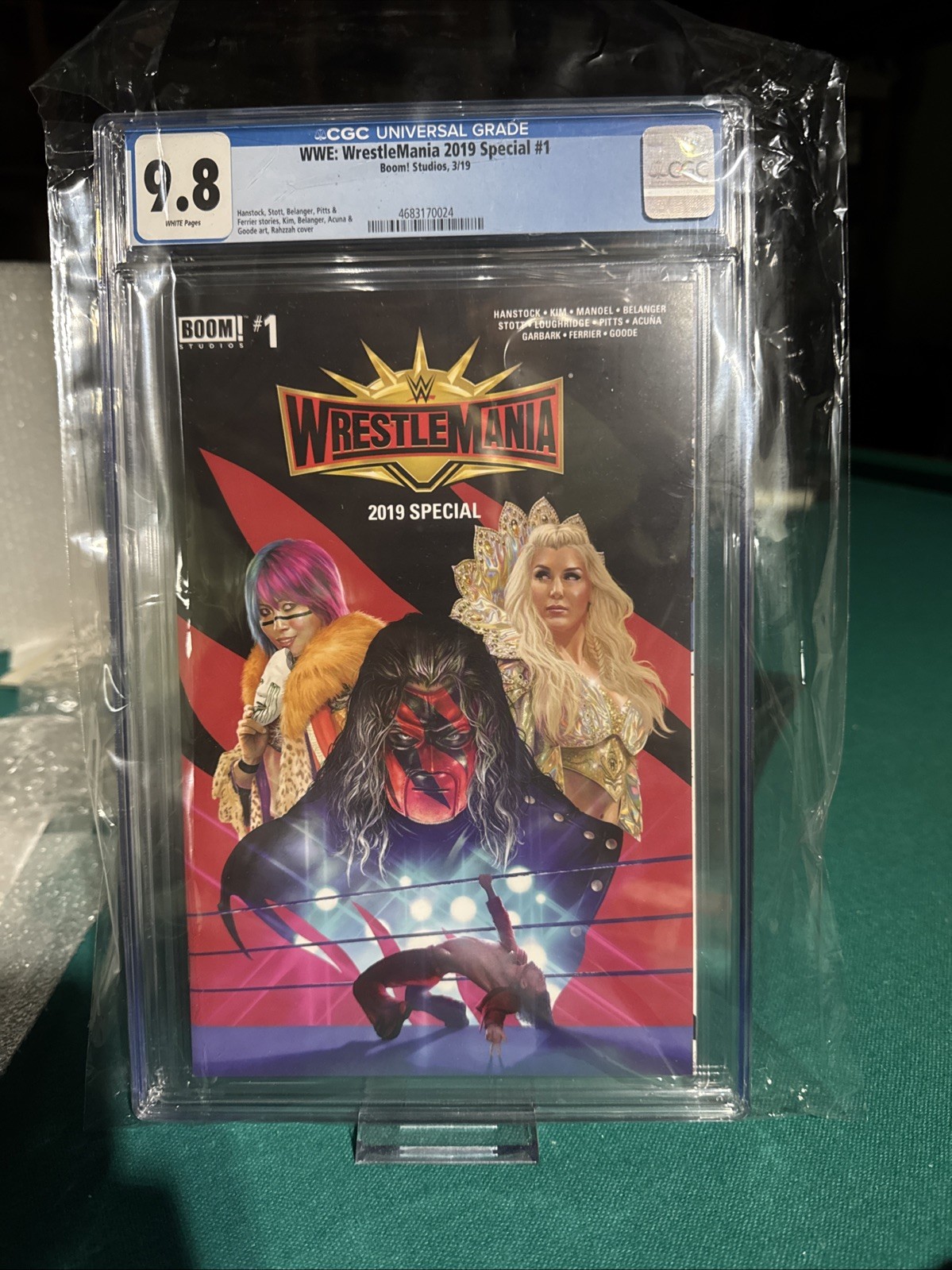 WWE WrestleMania 2019 Special #1 One-Shot 2019 BOOM Studios CGC 9.8