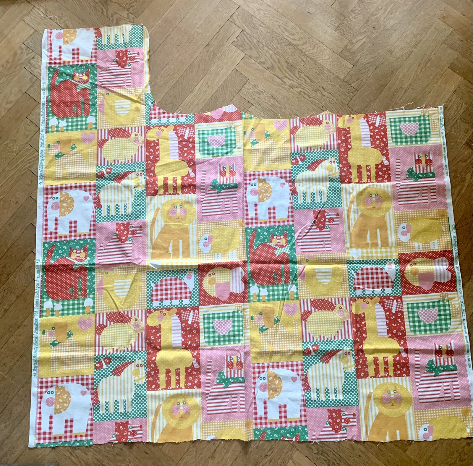 Vintage Waverly for Schumacher  Fun Fair Children’s Print Fabric New Condition