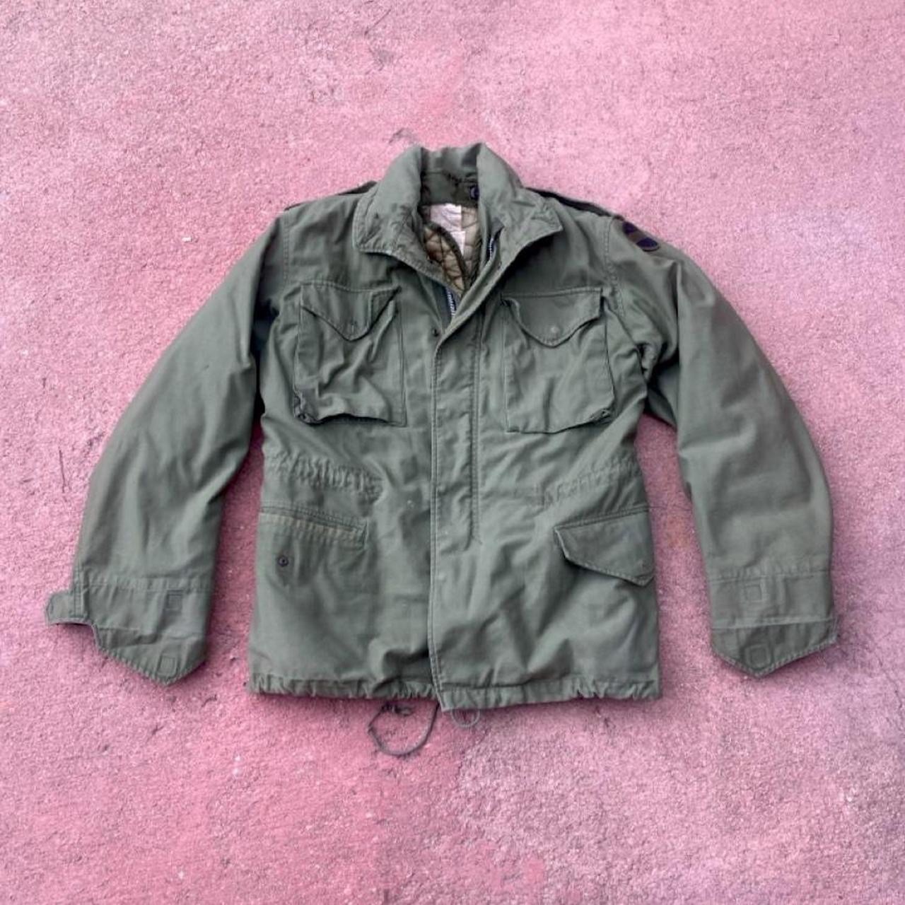 Vintage OG-107 Vietnam Era US Army M-65 Cold Weather Field Jacket w/Liner - S/M