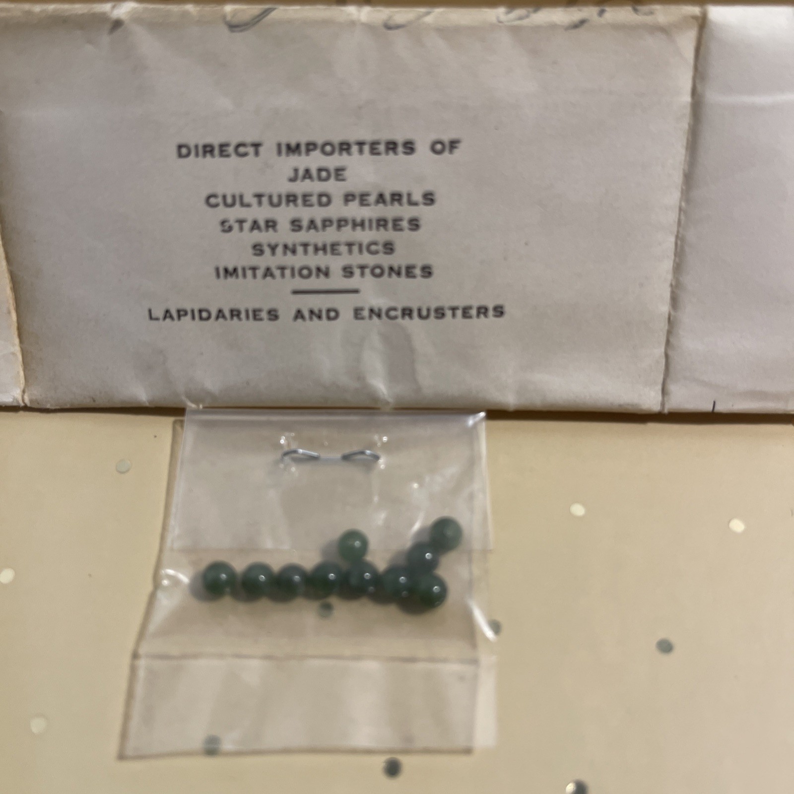 JADE AVENTURINE MARBLE Lot Vtg