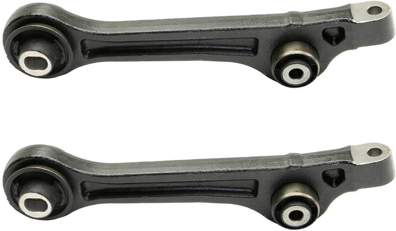 Autoshack Front Lower Control Arms with Bushings Pair of 2 Rearward Replacement 