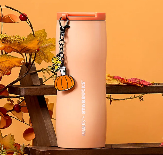 Starbucks Korea SS Pumpkin Peanuts Flow Line Tumbler 473ml 16oz Official MD