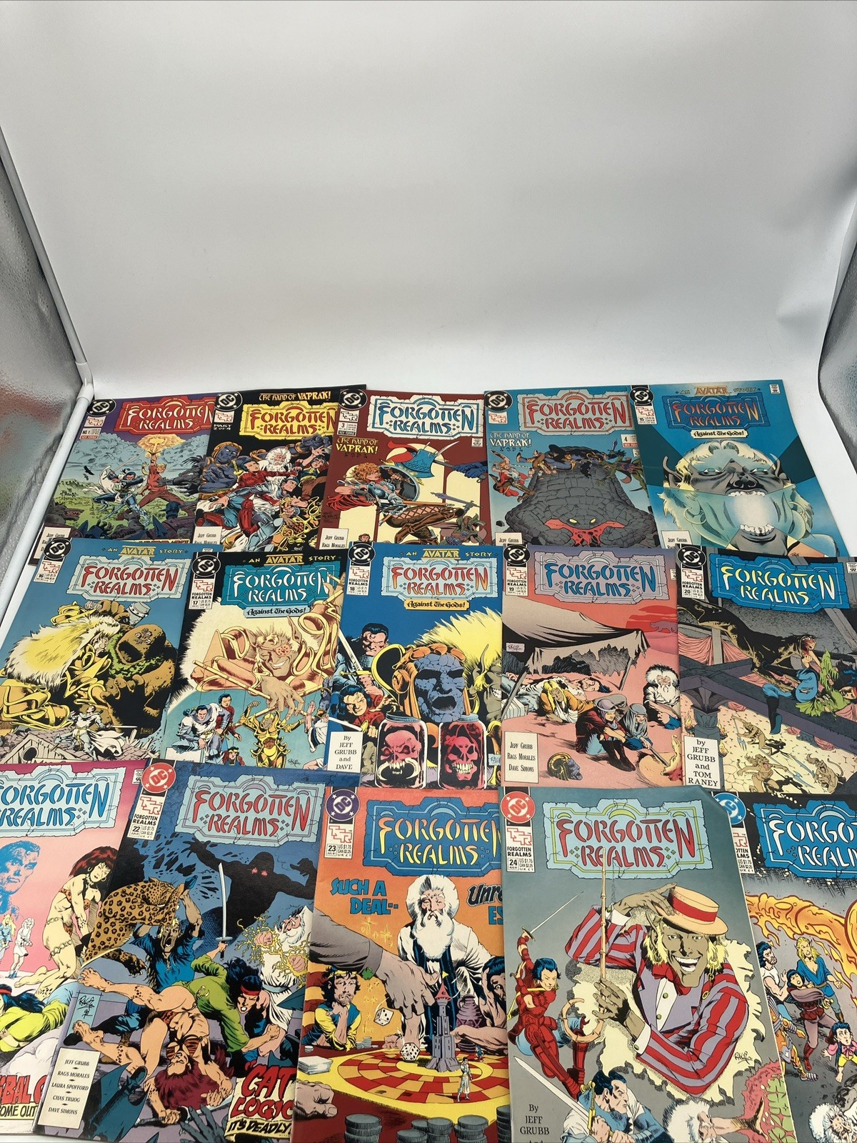 Forgotten Realms 1-4 15-25 + Annual TSR Worlds Lot DC D&D 1989 Copper Age