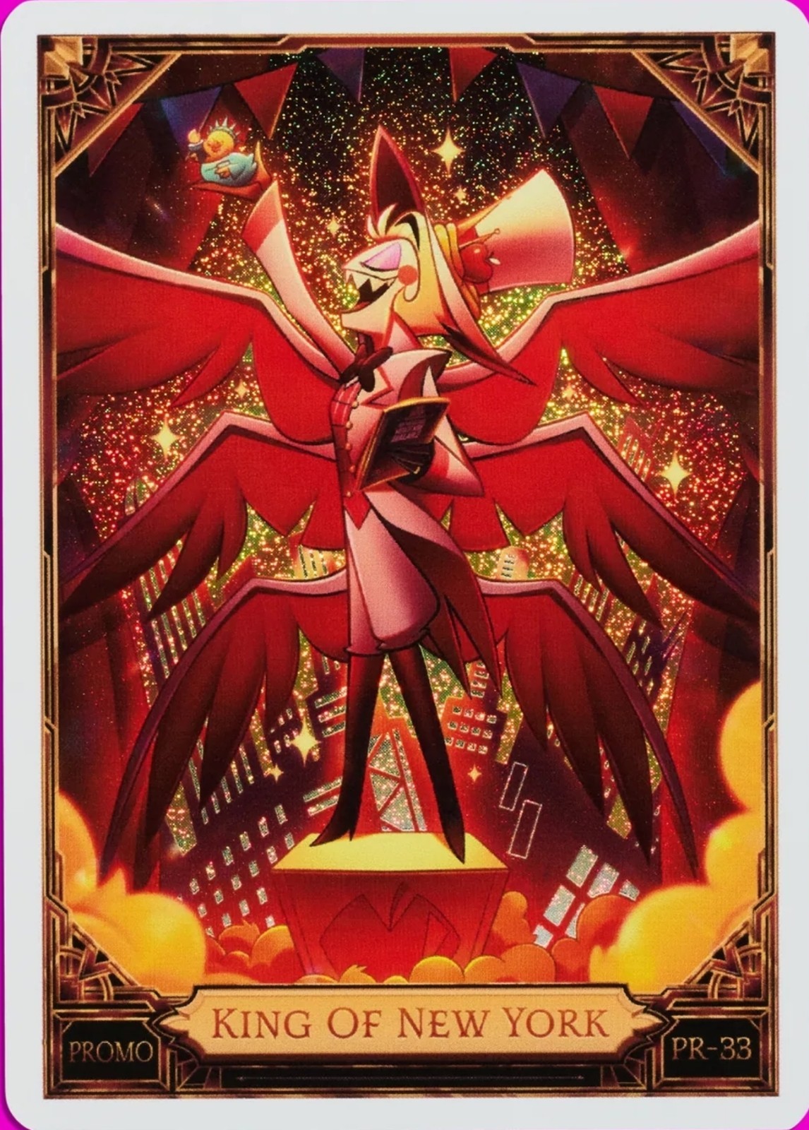 Hazbin Hotel Lucifer King of New York Promo Card New York Comic Con 2026 Presale