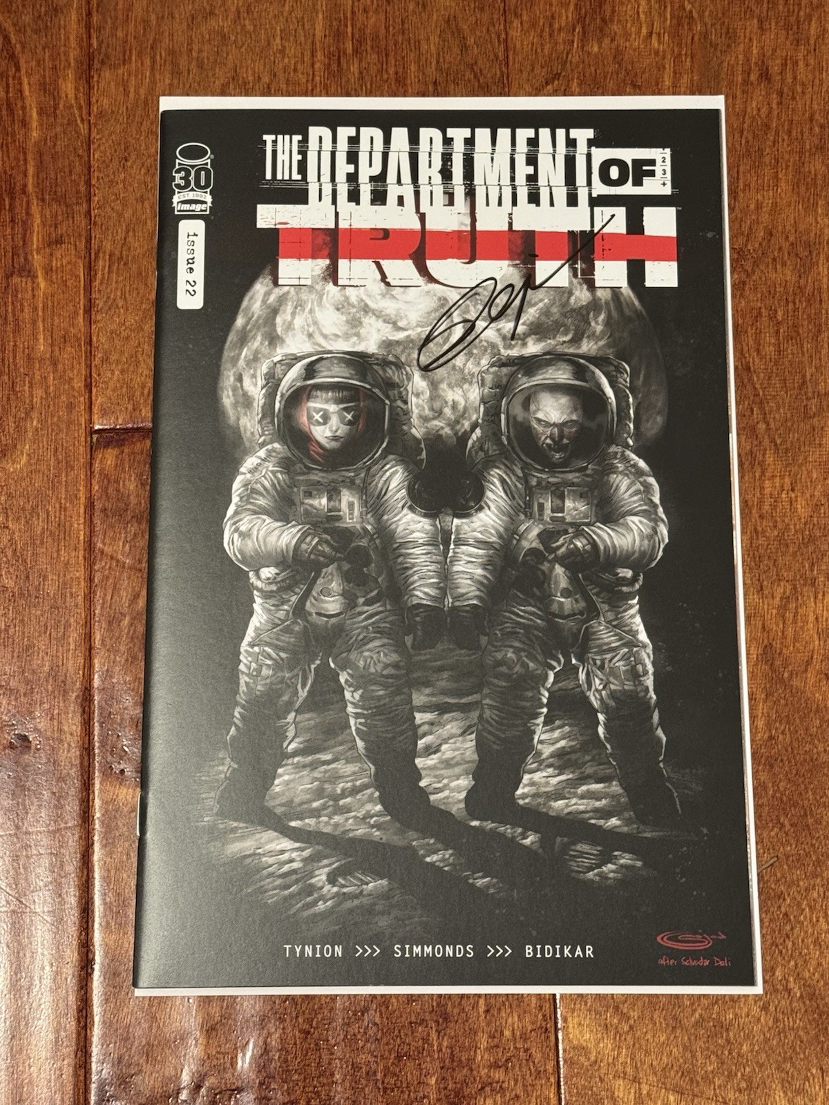 DEPARTMENT OF TRUTH #22 signed  SAJAD SHAH w/ COA