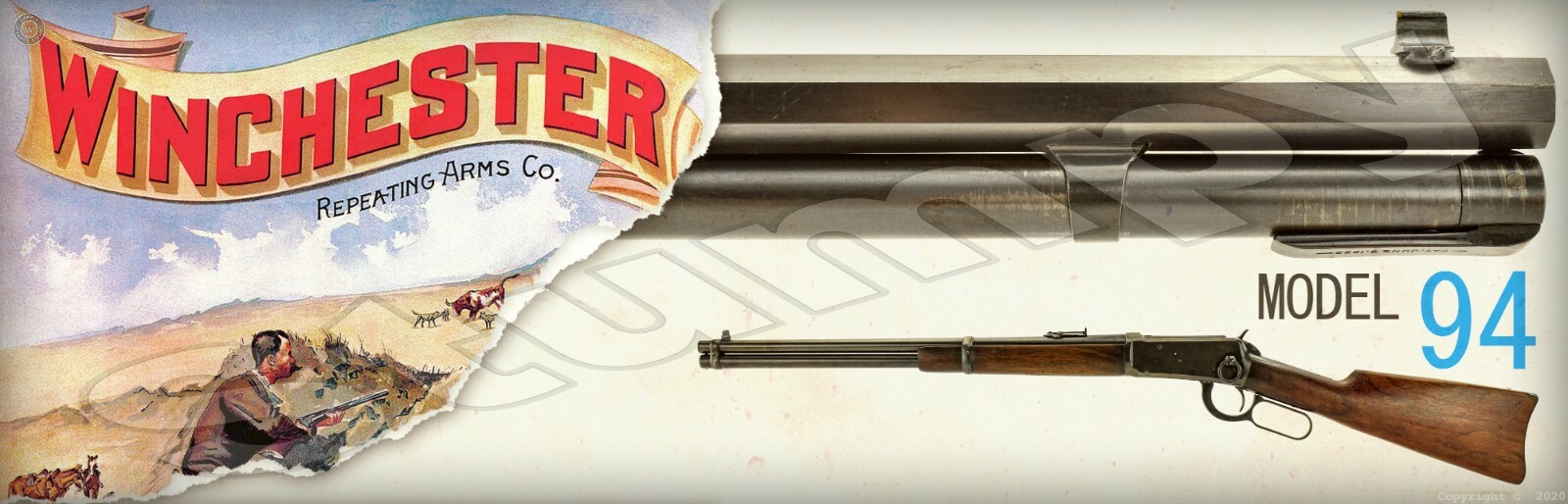 Winchester Model 94 S    Metal Sign 6