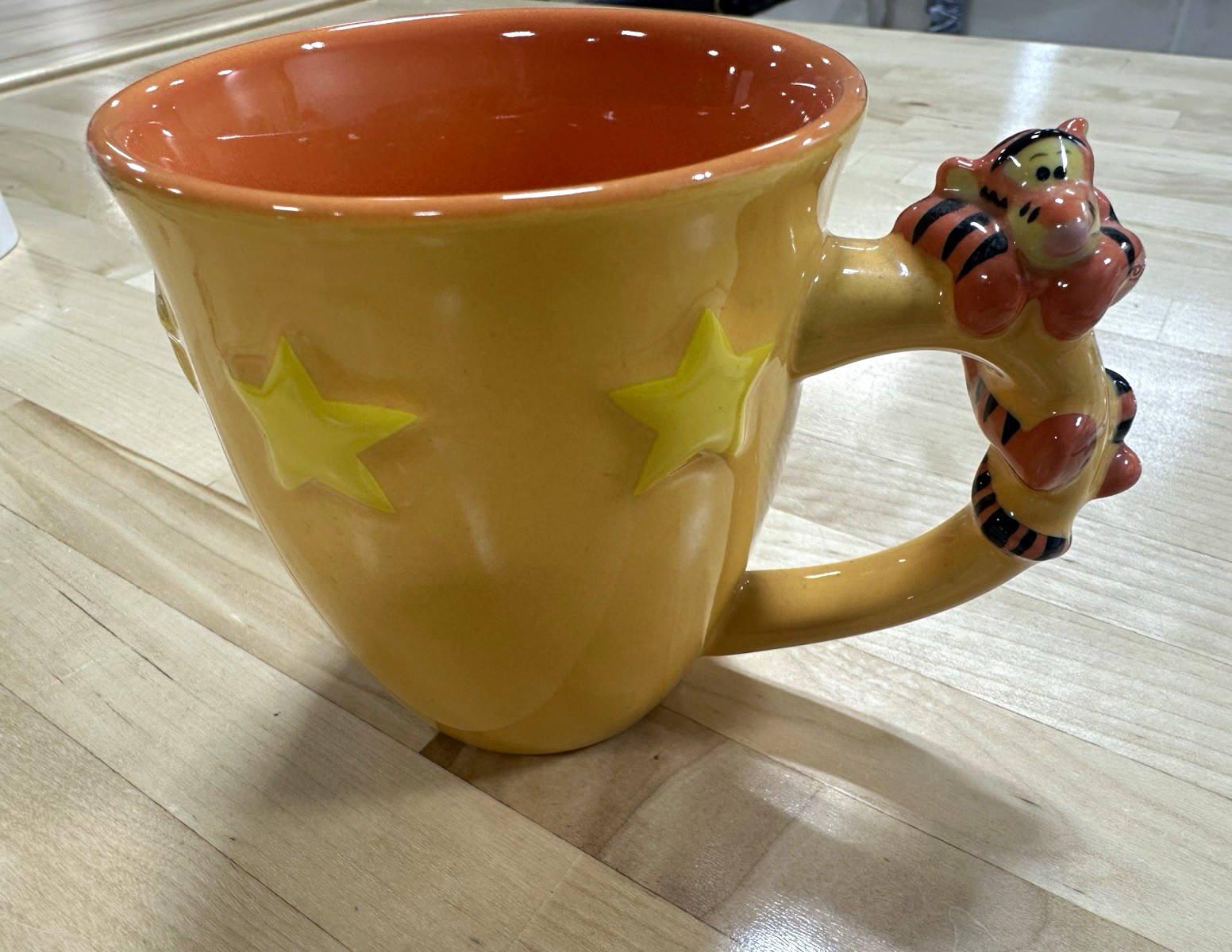 Disney Winnie the Pooh Tigger Figural Handle Mug Made in Thailand