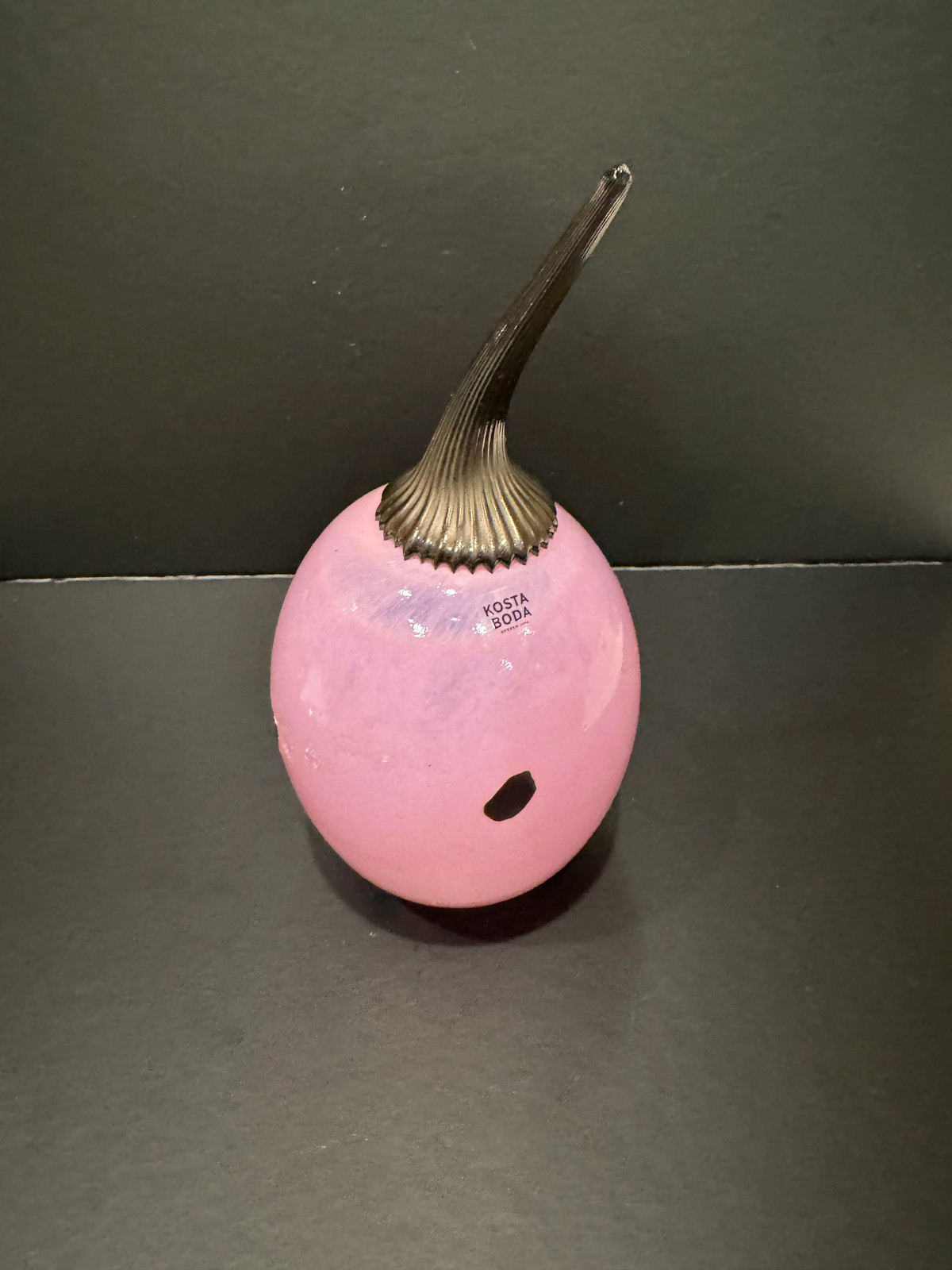 Pink Roots Collection Figurine by Gunnel Sahlin for Kosta Boda