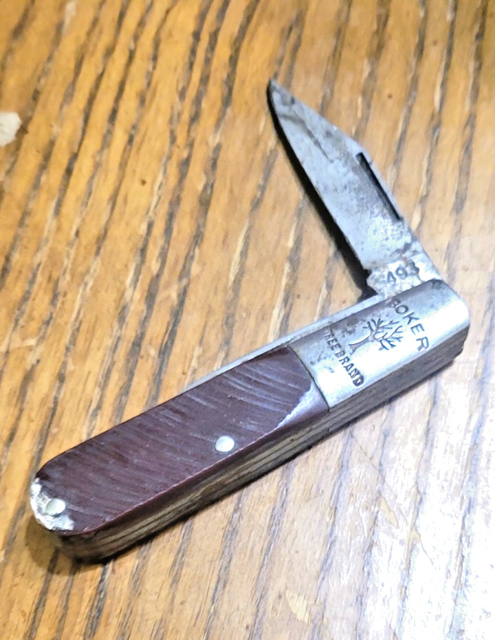 BOKER Tree Brand Two Blade Barlow Style Knife Number 493