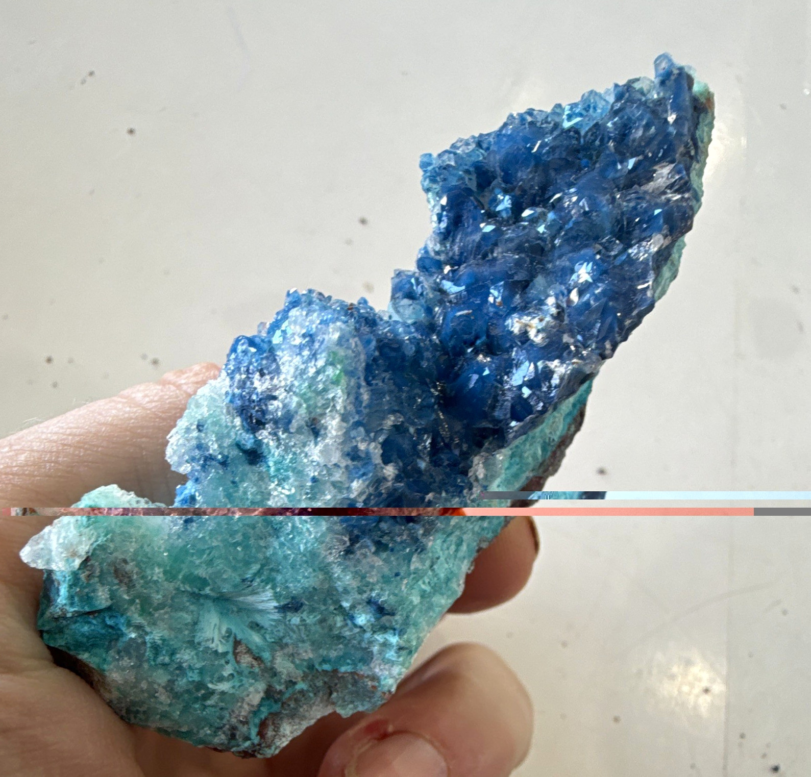 Shattuckite Chrysocolla - Mineral Specimen Display Piece 62g