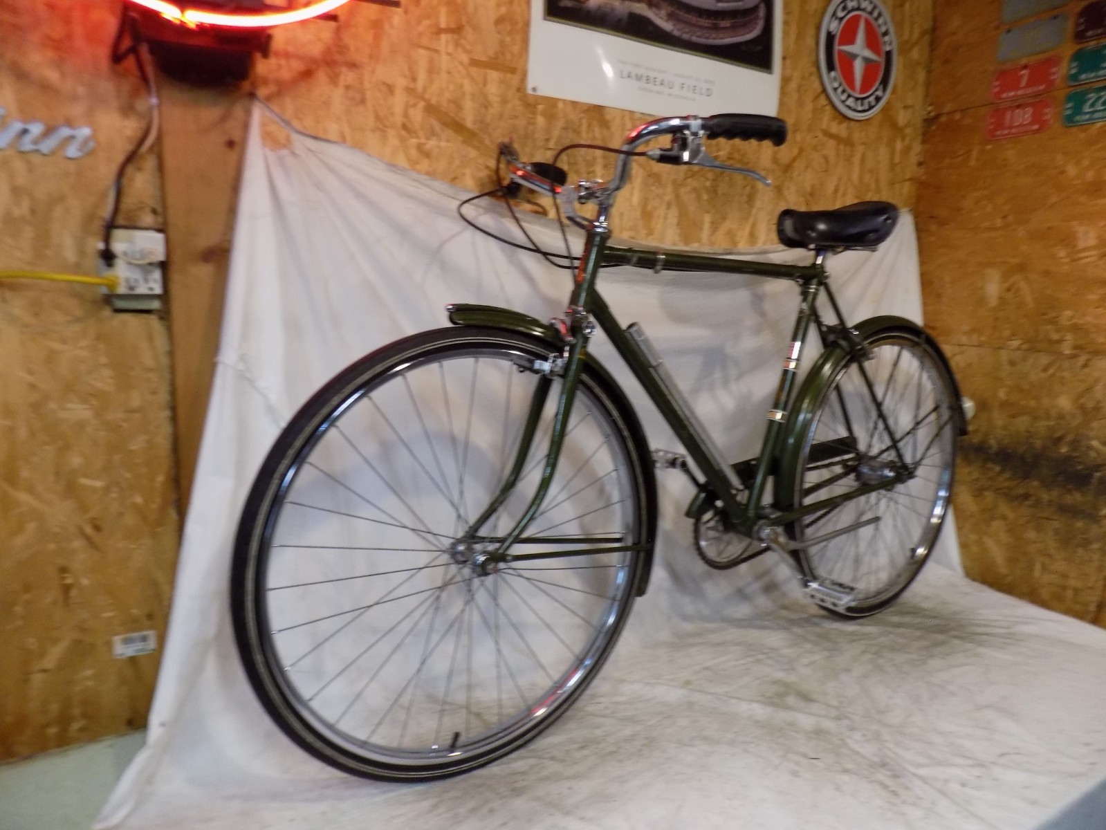 1971 RALEIGH SPORTS MENS 3-SPEED ROAD CRUISER BIKE TRIUMPH VINTAGE SPRITE BSA 71