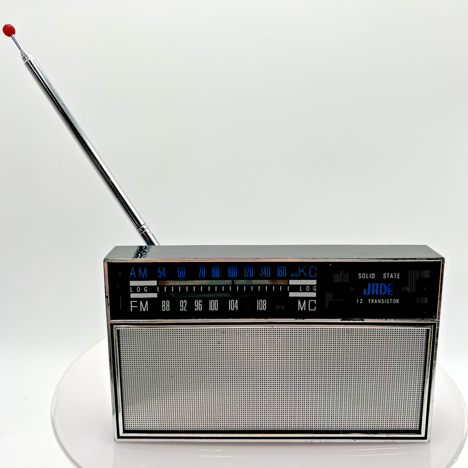 Vintage Jade 12 Solid State AM FM 2215 Radio w/Case Works