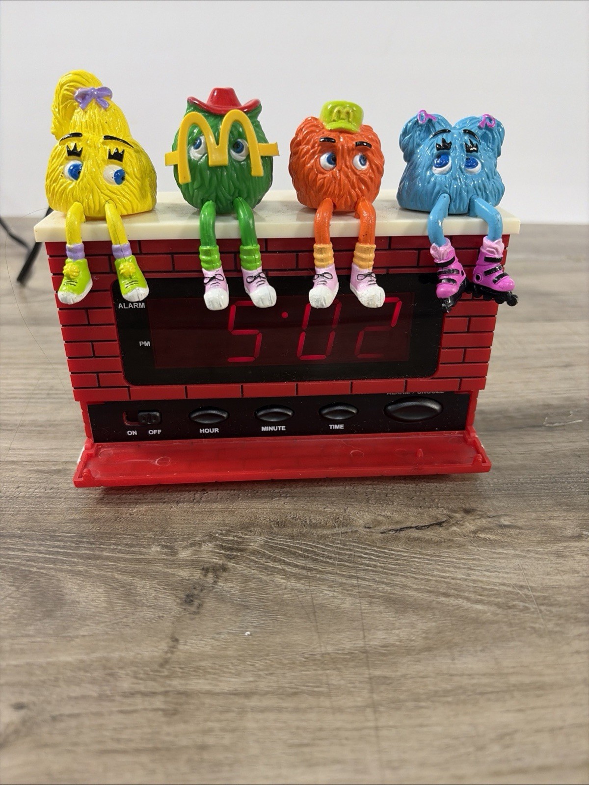 Vintage 1996 McDonald\'s McTime Fry Kids Electric LED Digital Alarm Clock READ