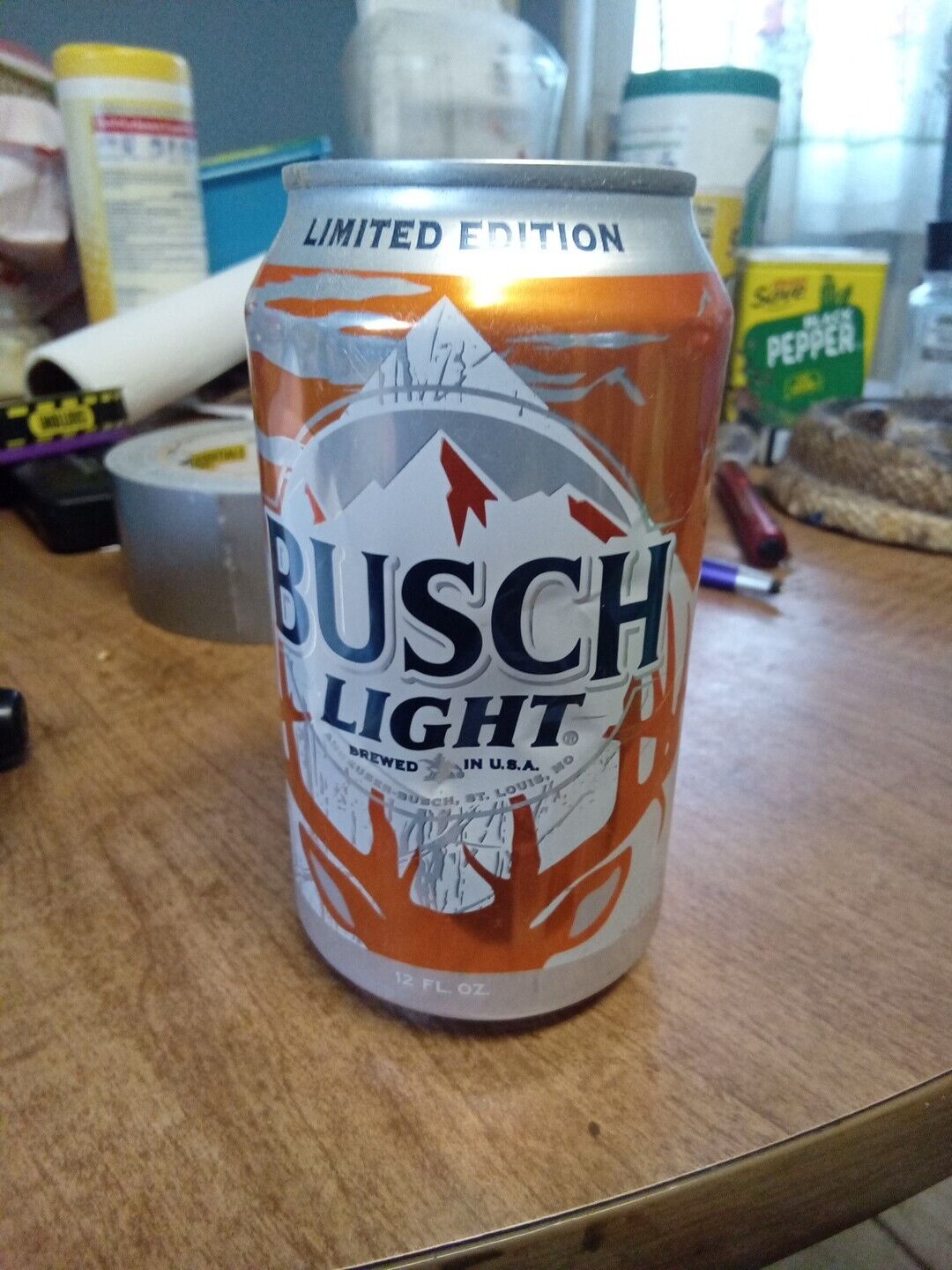 Busch Light 12oz. Pull Top Beer Can May. 2021 EMPTY 