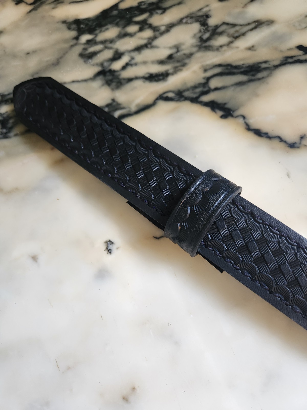 Vintage/Rare Safariland Comp Belt Model 028, Bas. Blk. Size 38\