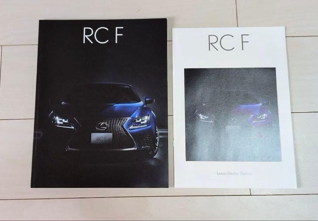 Lexus RCF Catalog New Unused Car Manual Accessories Japan