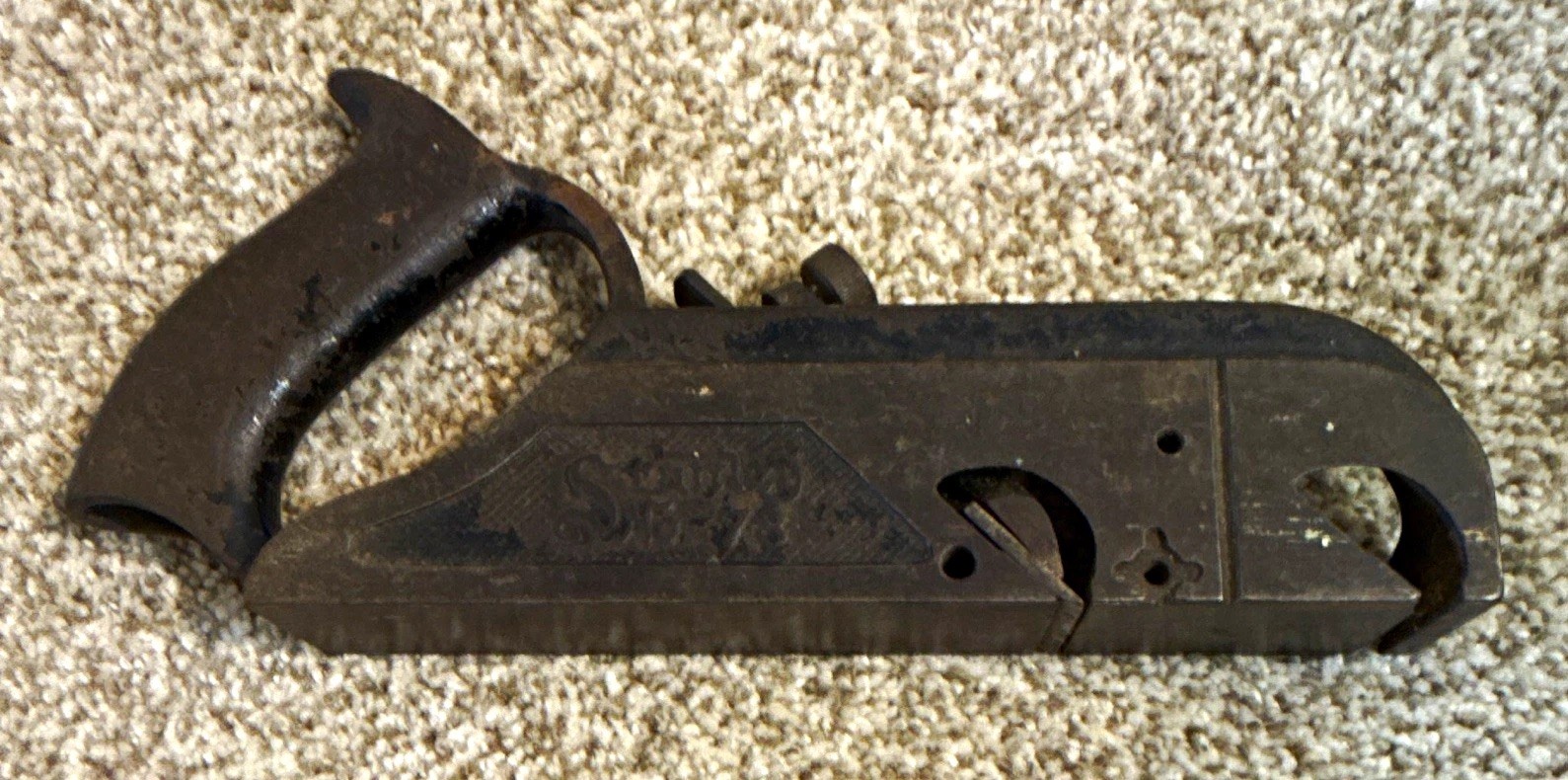 Stanley Vintage Original No. 78 Metal Rabbet Plane U.S. Pat. 6-7-10 10in