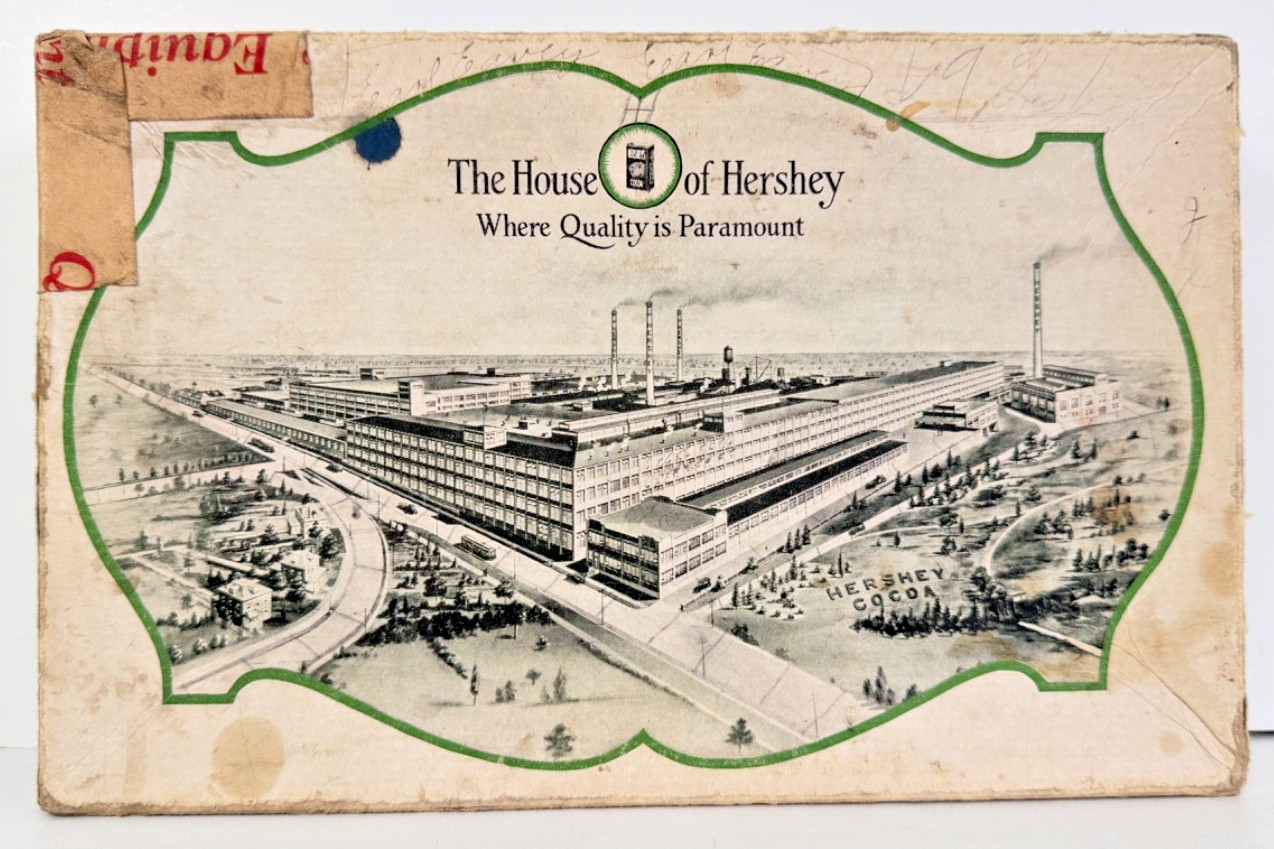 Vintage 1920s-30s House Of Hershey\'s Milk Chocolate Box  Plus 2nd Bx