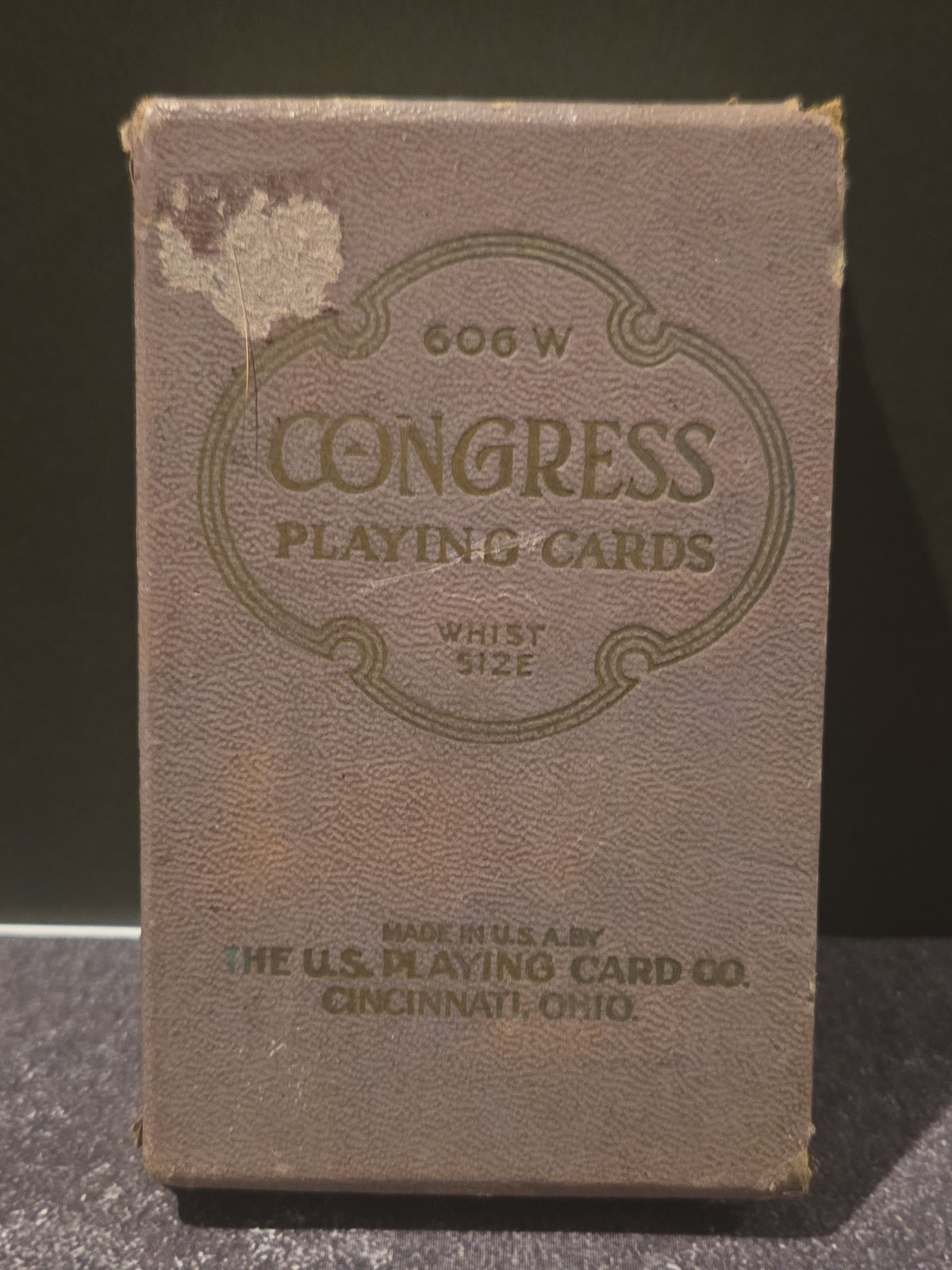 Vintage Playing Card Deck Congress 606  Art Deco 1920\'s (Full Deck)