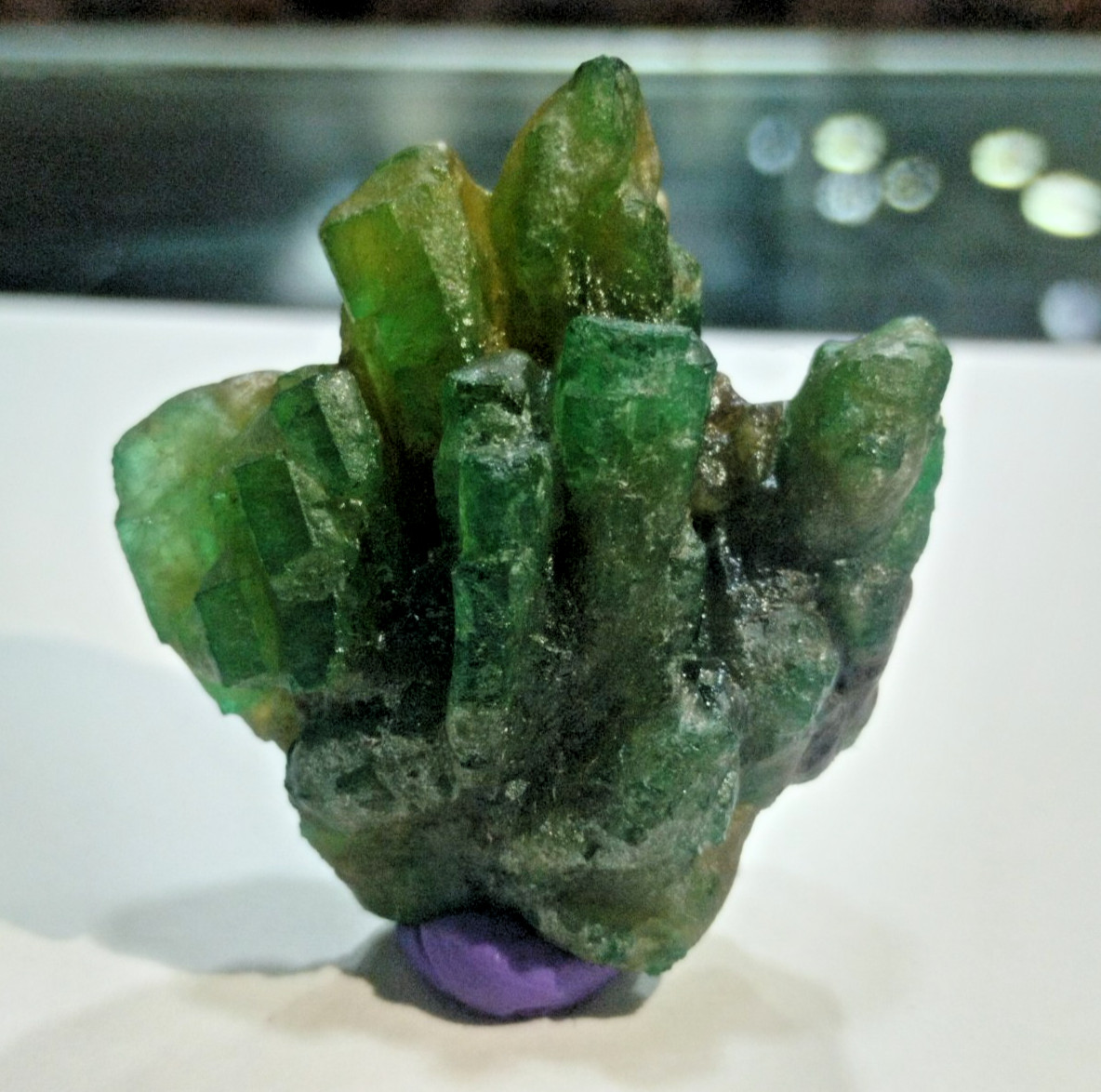 Stunning Rare Natural Emerald Crystal Cluster Specimen from Swat Valley Pakistan