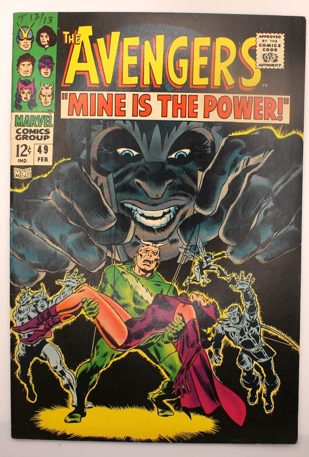 The Avengers #49 (Marvel Comics February 1968)  🔑 issue FN/VF 7.0