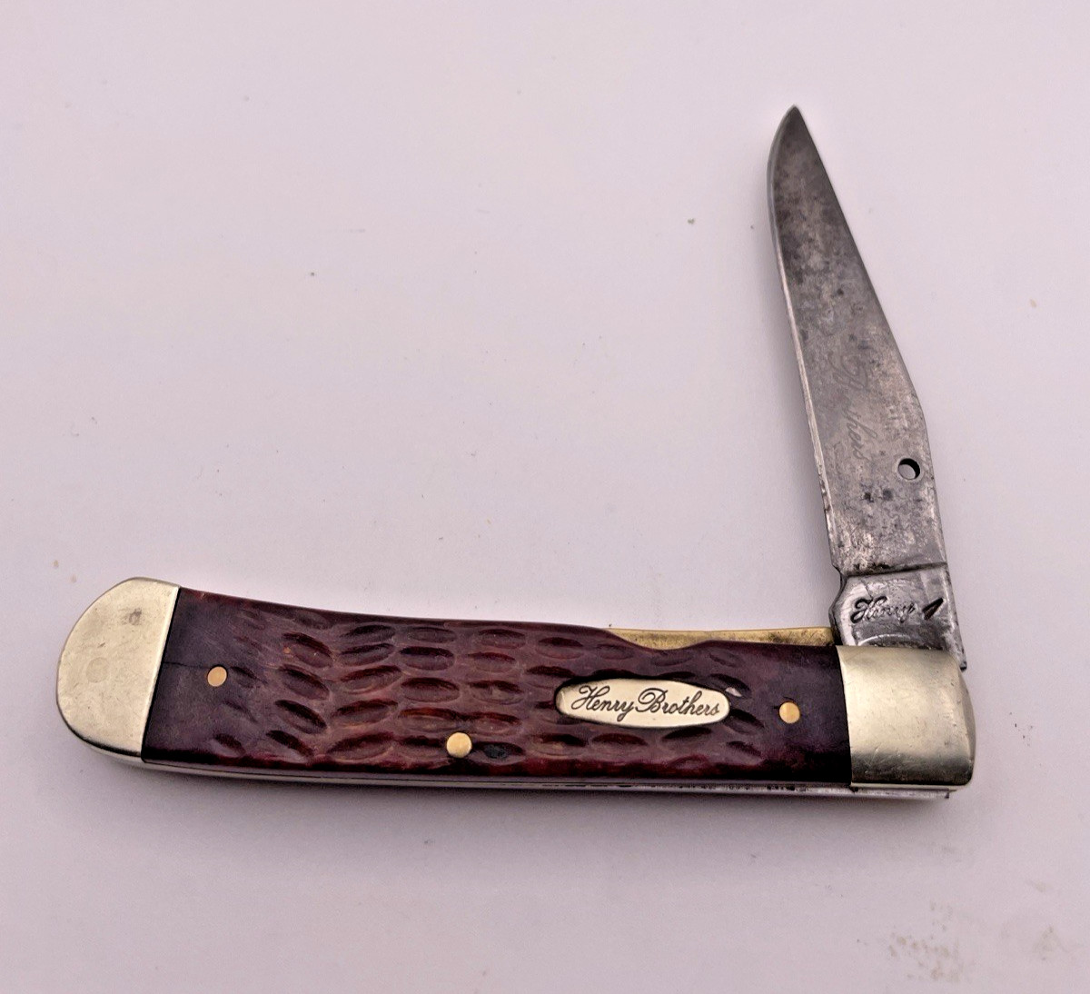 Henry brothers Knife # 7 1095 Carbon Blade