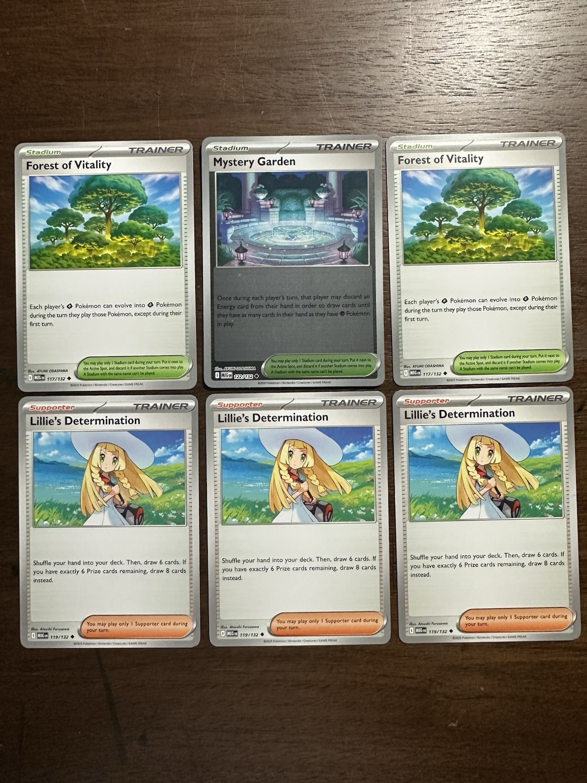 Trainer Lot Lillie Determination X3 Forest Of Vitality X2 Mystery Garden