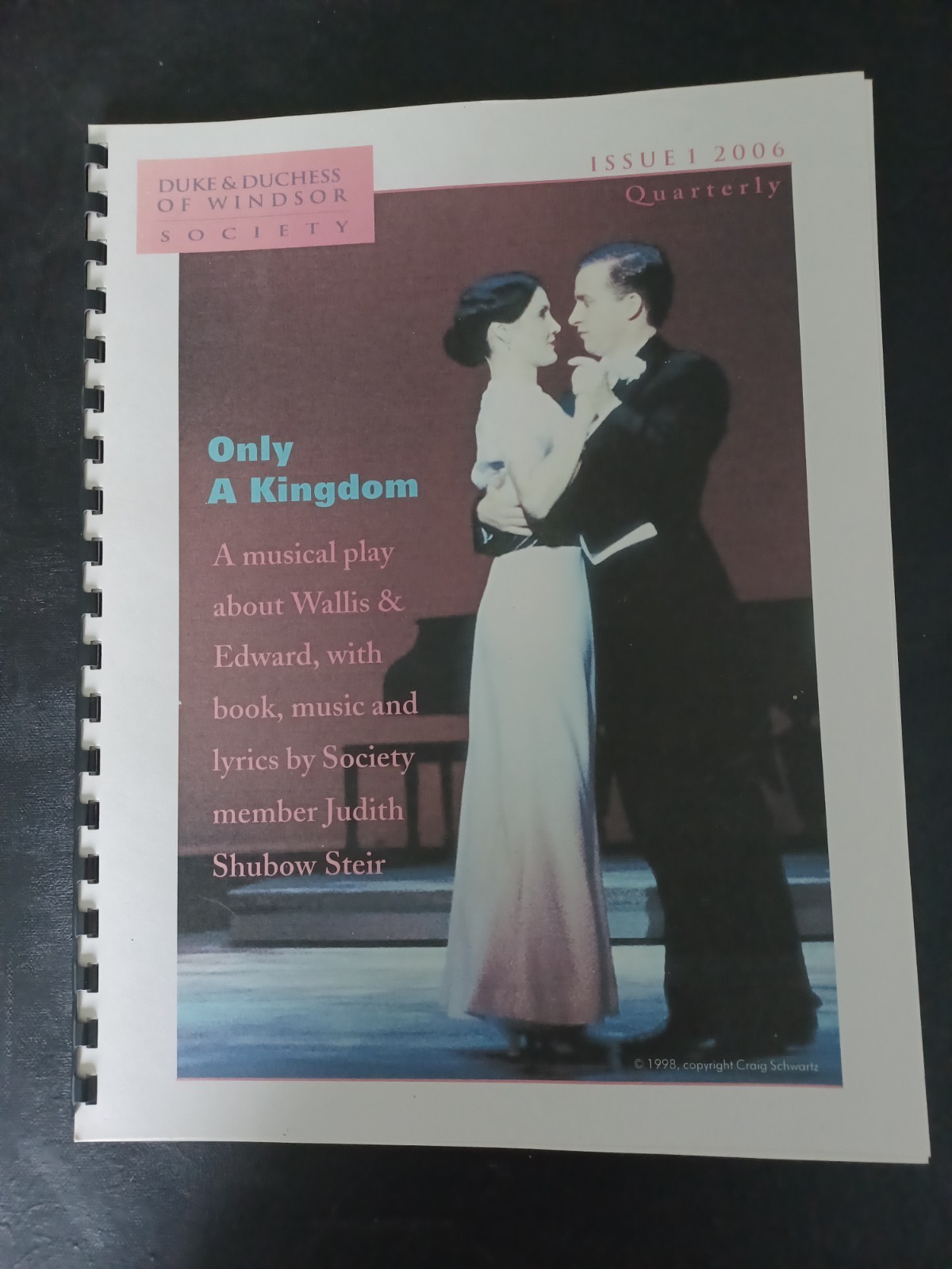 Duke & Duchess of Windsor Society 2006 Quarterly Journal.   \