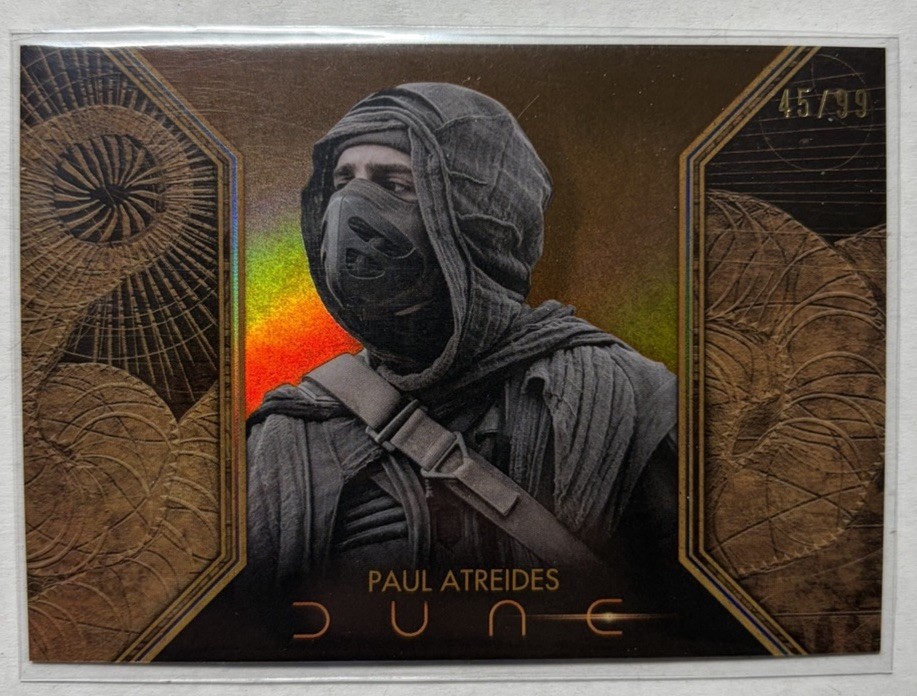 2024 Topps Chrome Dune Walls Paul Atreides Timothee Chalamet #/99 CASE HIT