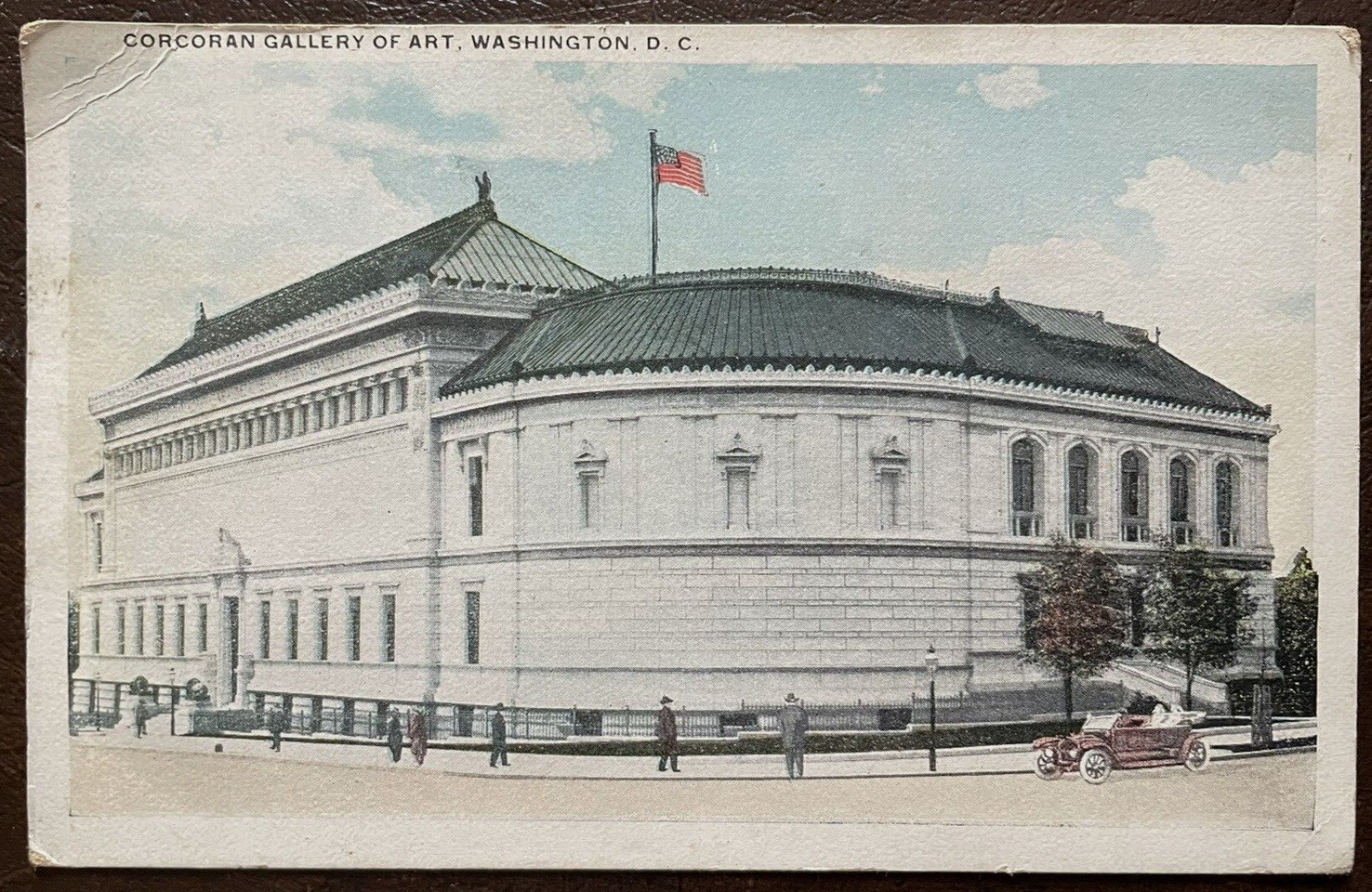 Postcard Washington D.C. Corcoran Gallery of Art White Border Vintage