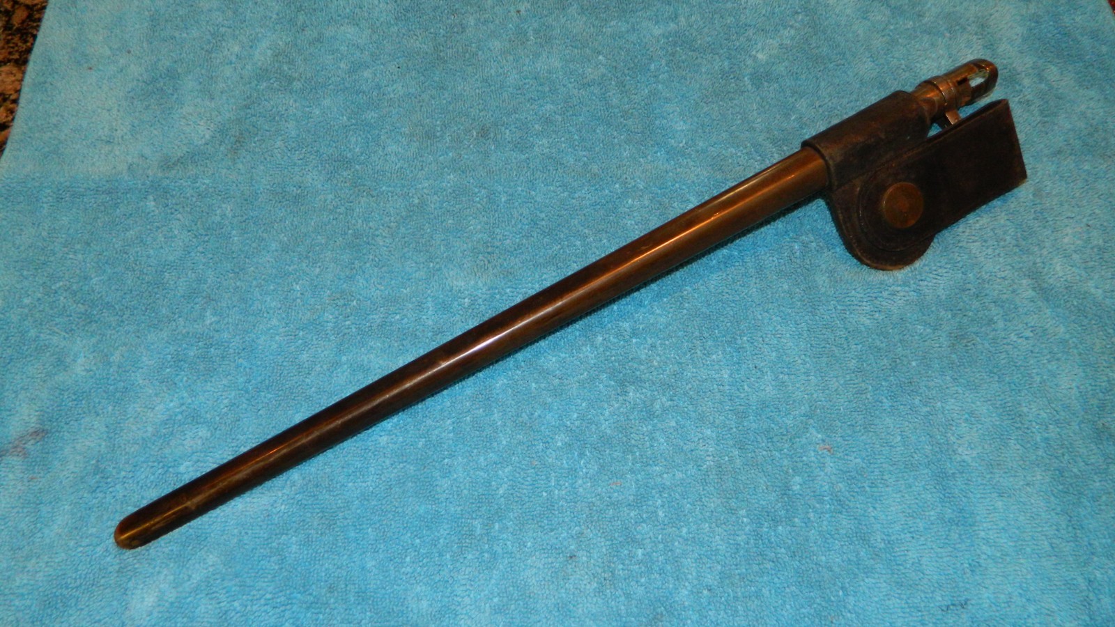 1873 Trapdoor Springfield Bayonet Scabbard Leather Frog Indian War