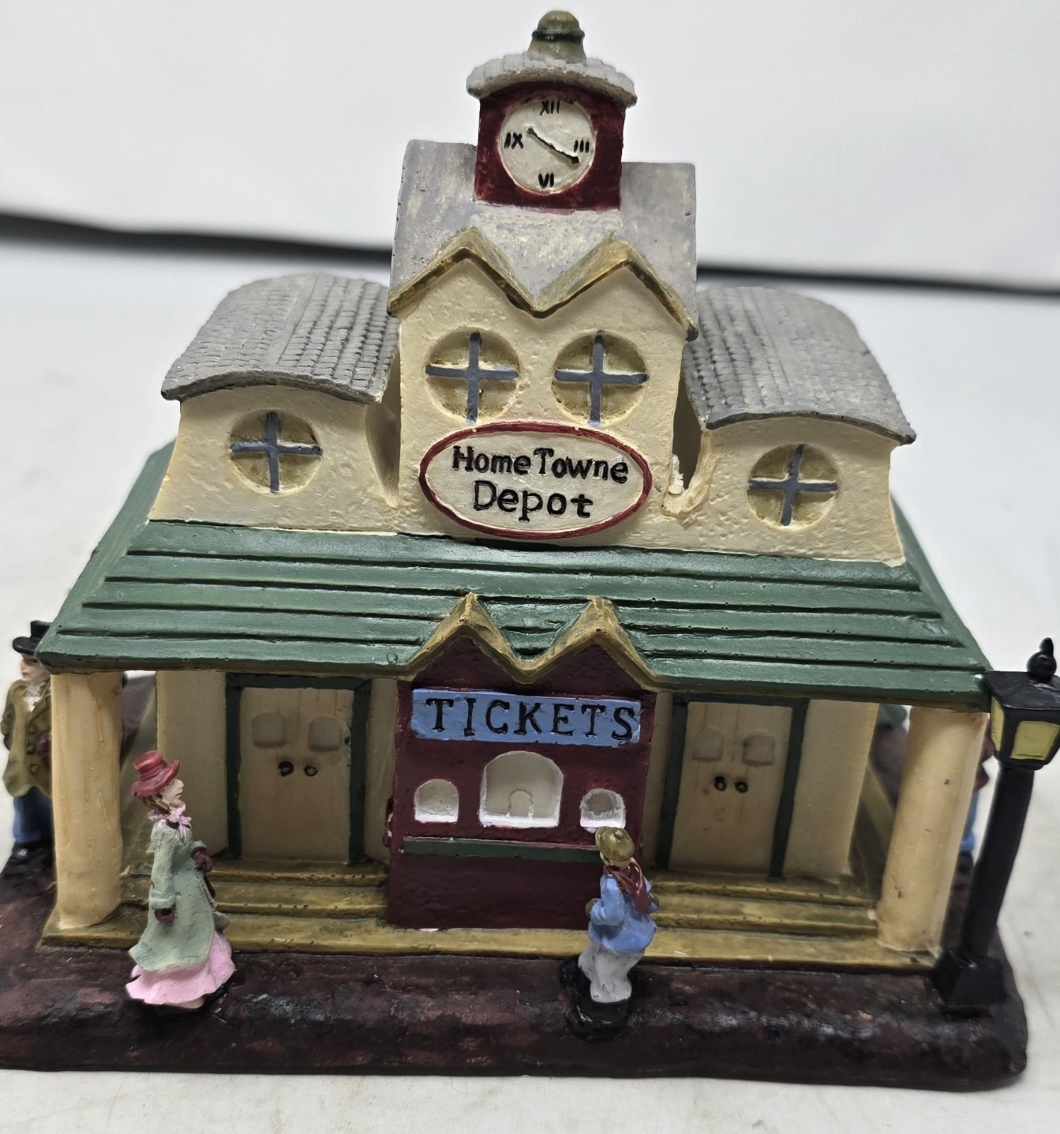 Vintage 1998 JCPenney Home Towne Depot Christmas Train Village 