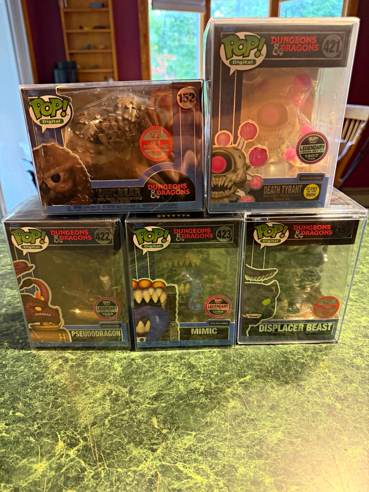 Funko Pop Dungeons & Dragons 5-Pack Vinyl Lot Boxed Owlbear Mimic #152