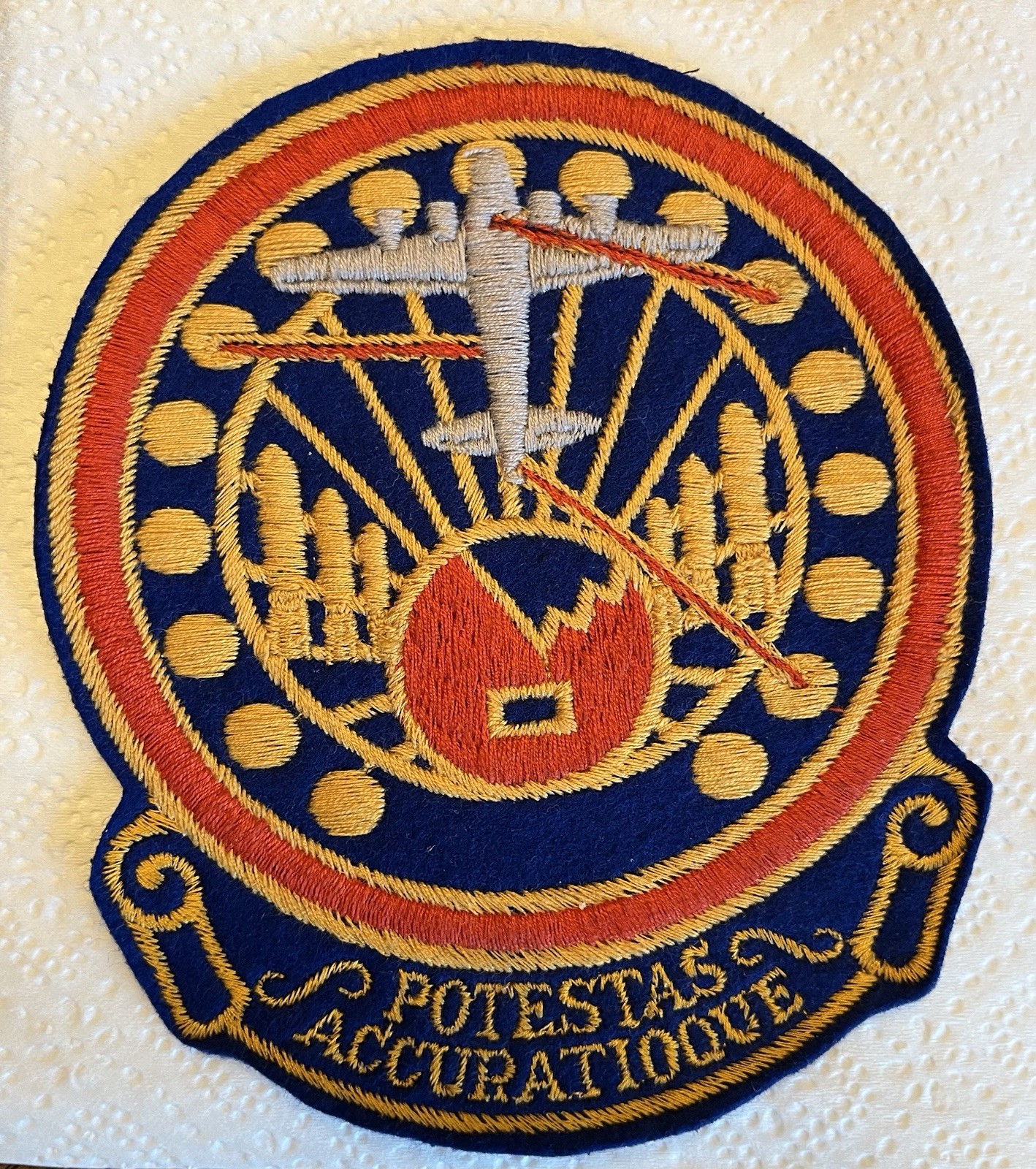 WWII AAF Army Air Force 379th Bomb Group 8th Air Force Patch ENGLISH MADE