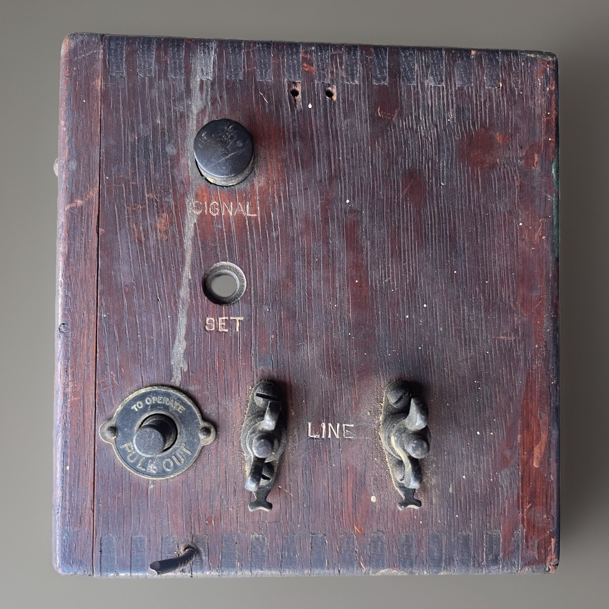 Vintage Western Electric 521A Subscriber Set Box Wood Telephone Signal Box -20’s