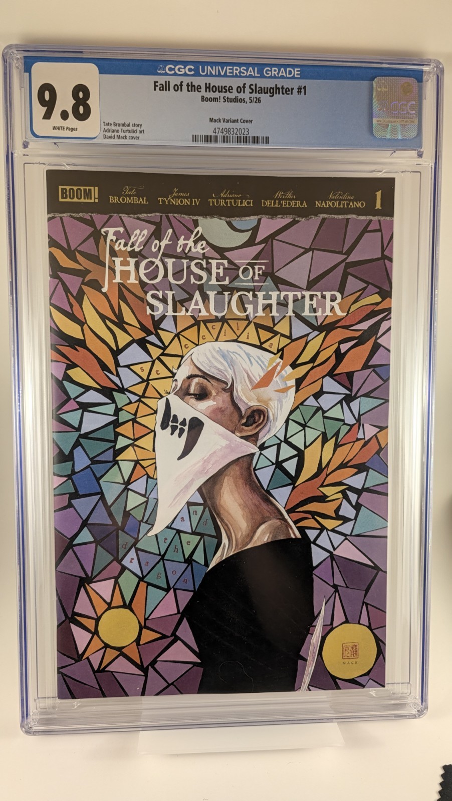 Fall of the House of Slaughter #1 Mack Variant Boom Studios CGC 9.8