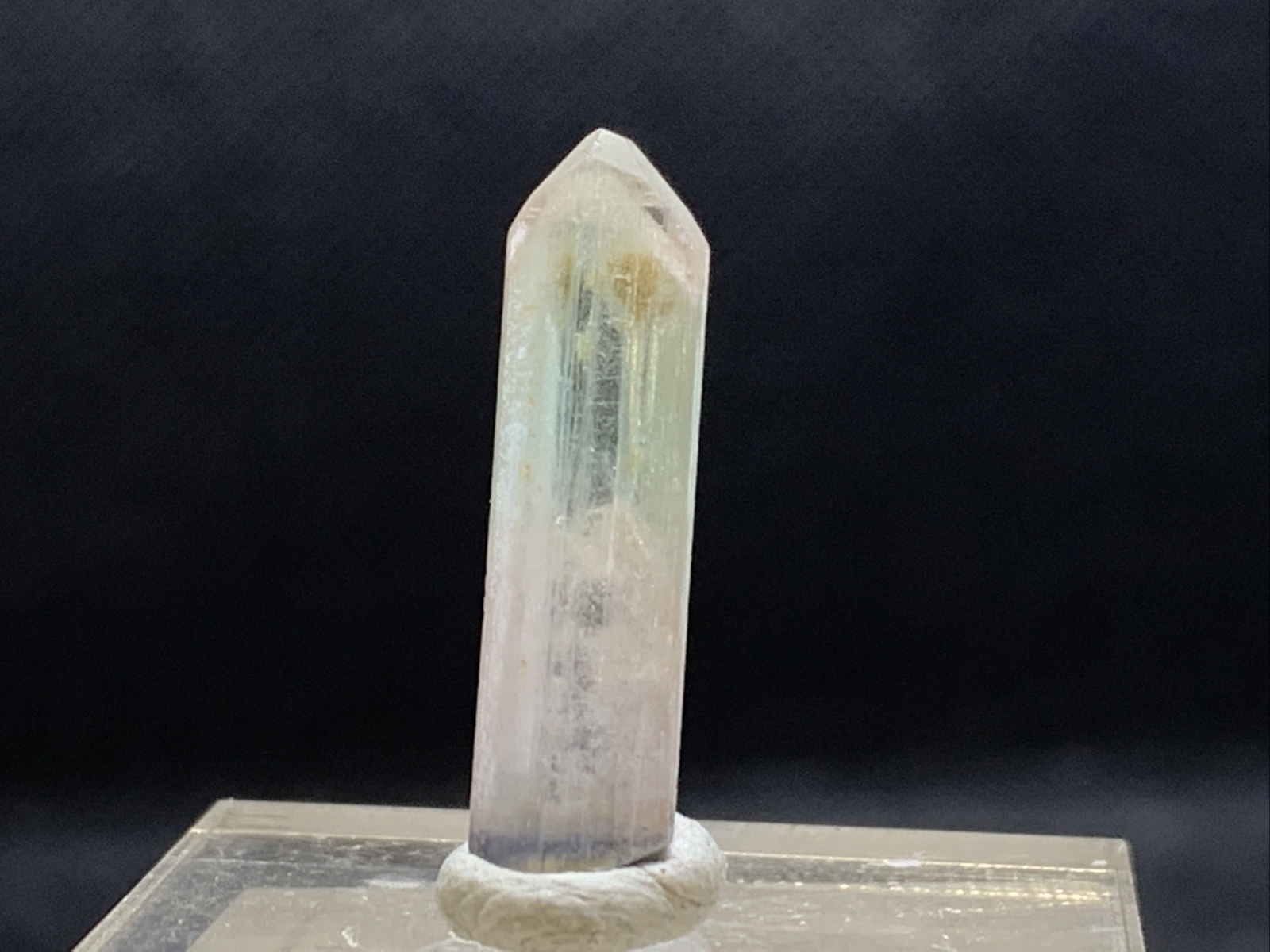 Blue Pink Bi Color Tourmaline Nigeria 1.29 grams
