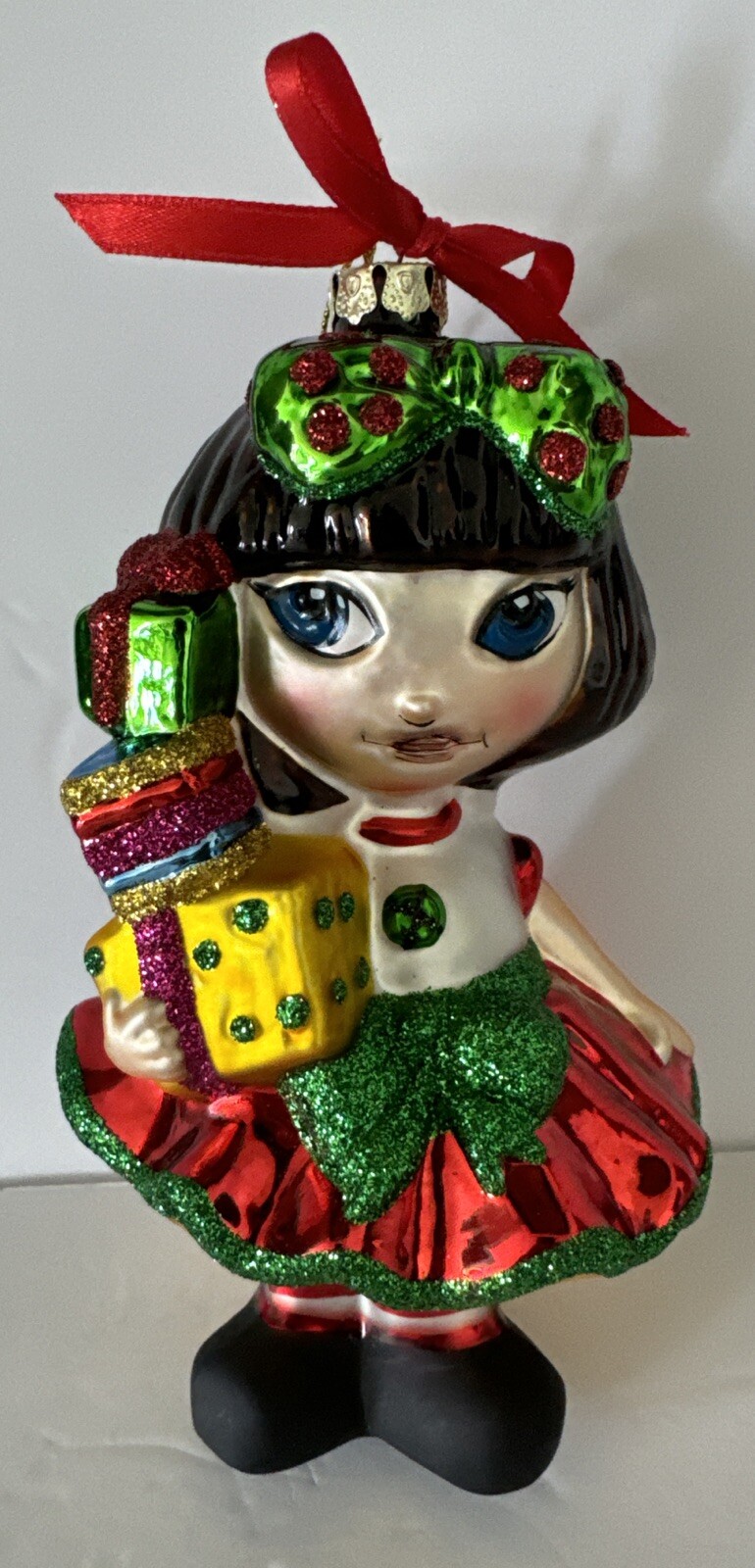 Amelia Thimble Tonner Dolls Sew Happy Christmas Ornament 2012 Limited Edition
