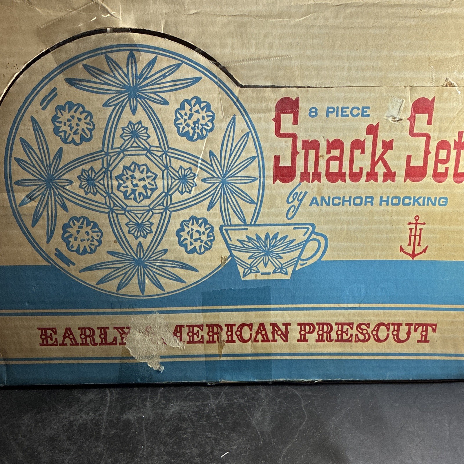 Early American Predict 8 Piece Snack Set By Anchor Hooking