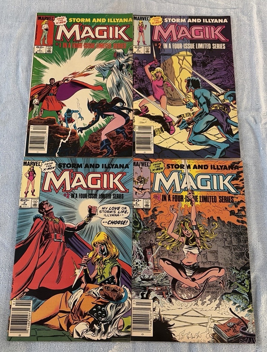 Marvel Magik #1–4 Complete Limited Series 🔥Set (1983–1984) — Storm / Magik; AA