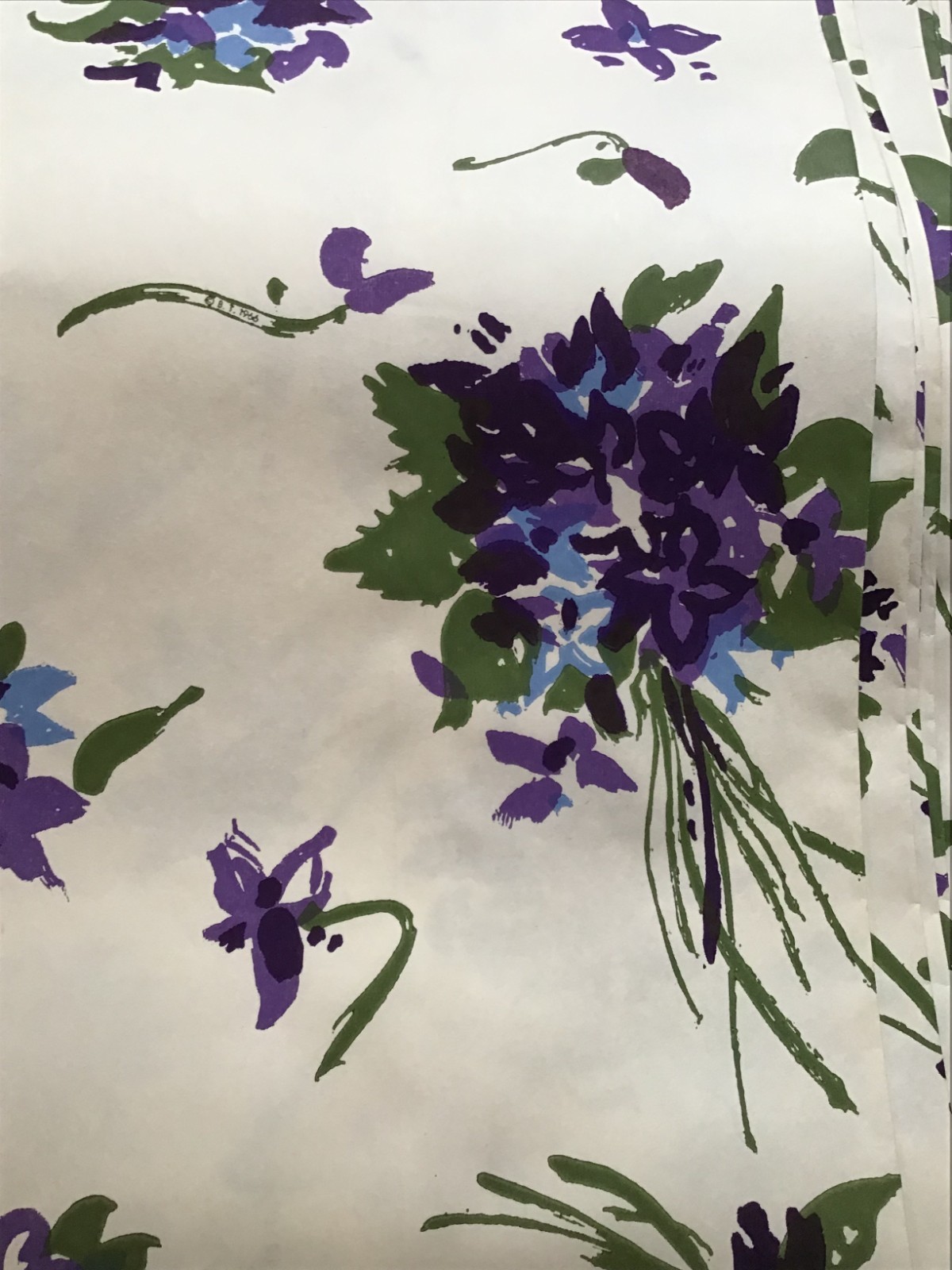 10 Vintage 1966 BONWIT TELLER VIOLETS Shopping PAPER Bags