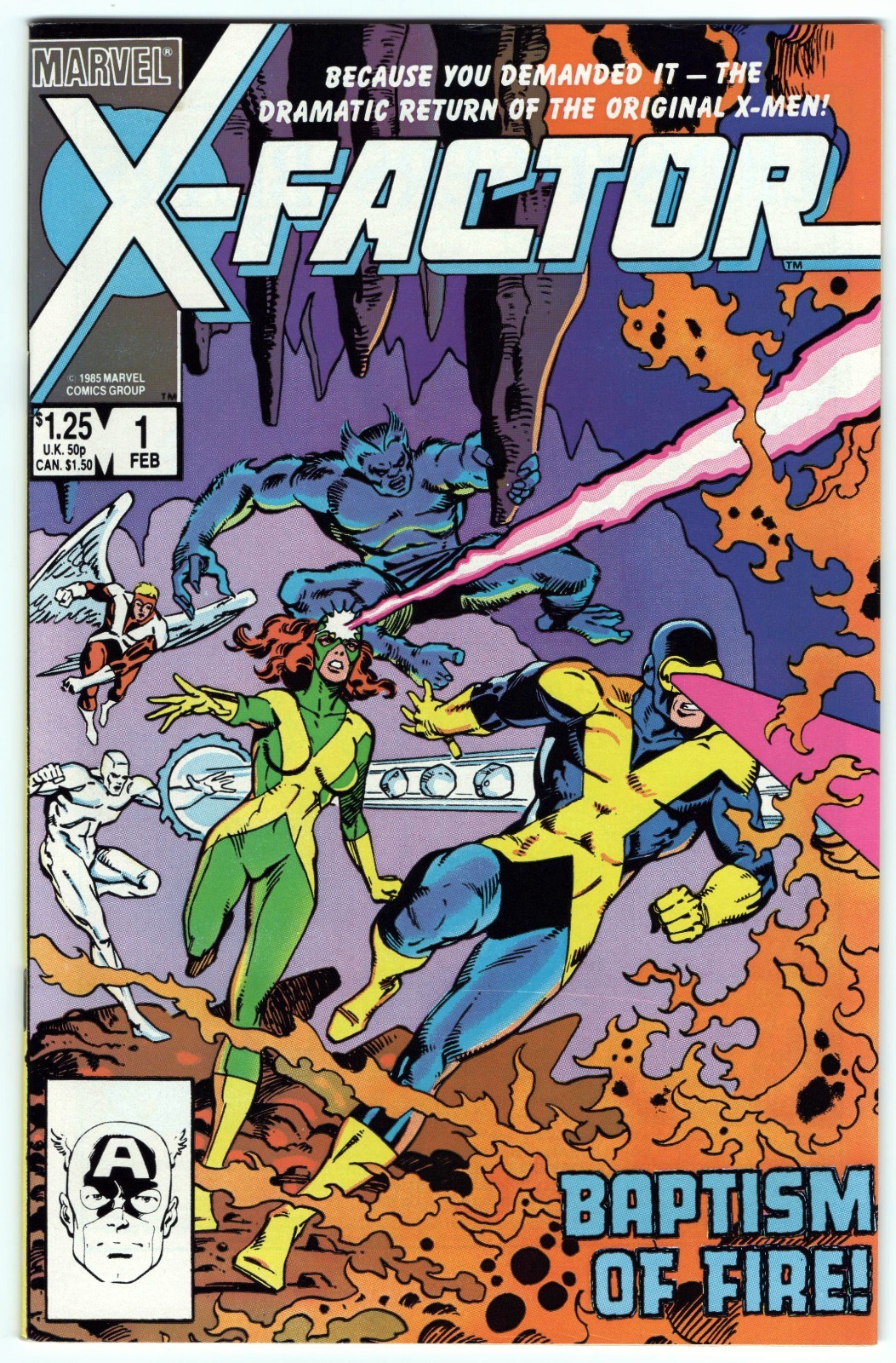 X-Factor #1 NM- 9.2 Copper Age X-Men (Marvel Comics 1986) 1st X-Factor Key