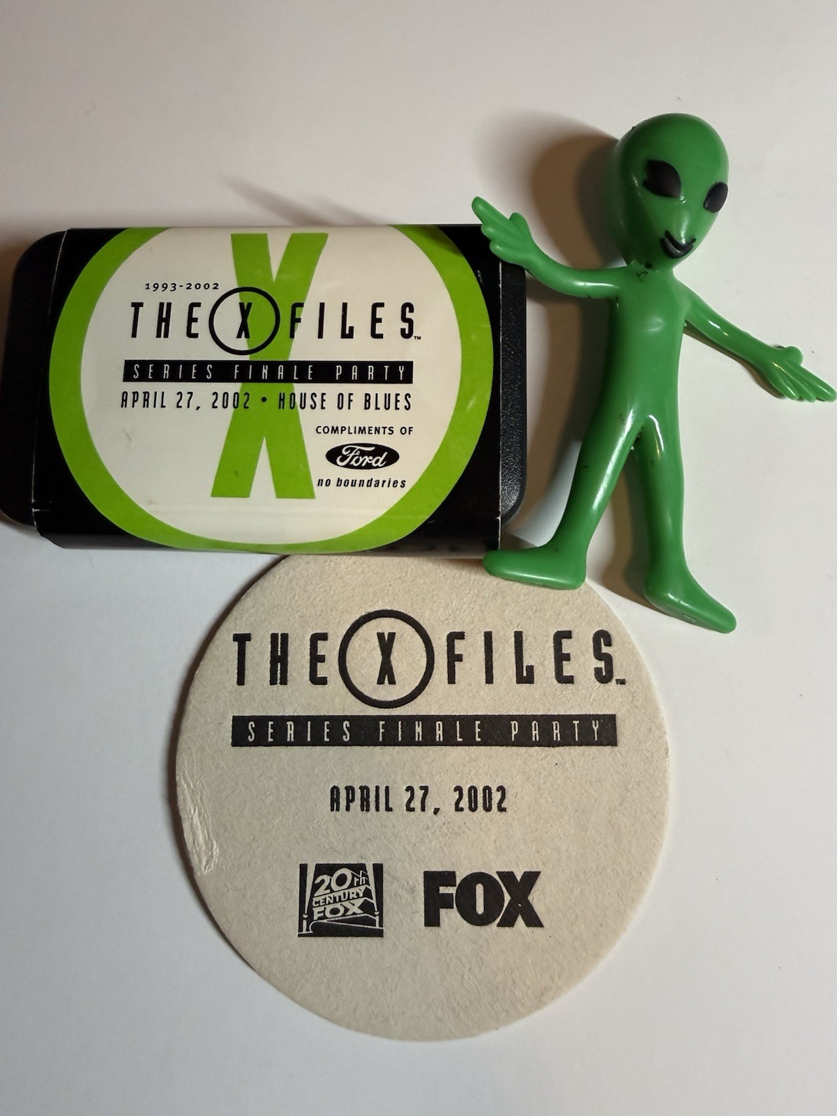 Lot of 3 The X-Files TV Series Wrap Party Crew Memorabilia Souvenir Collectibles