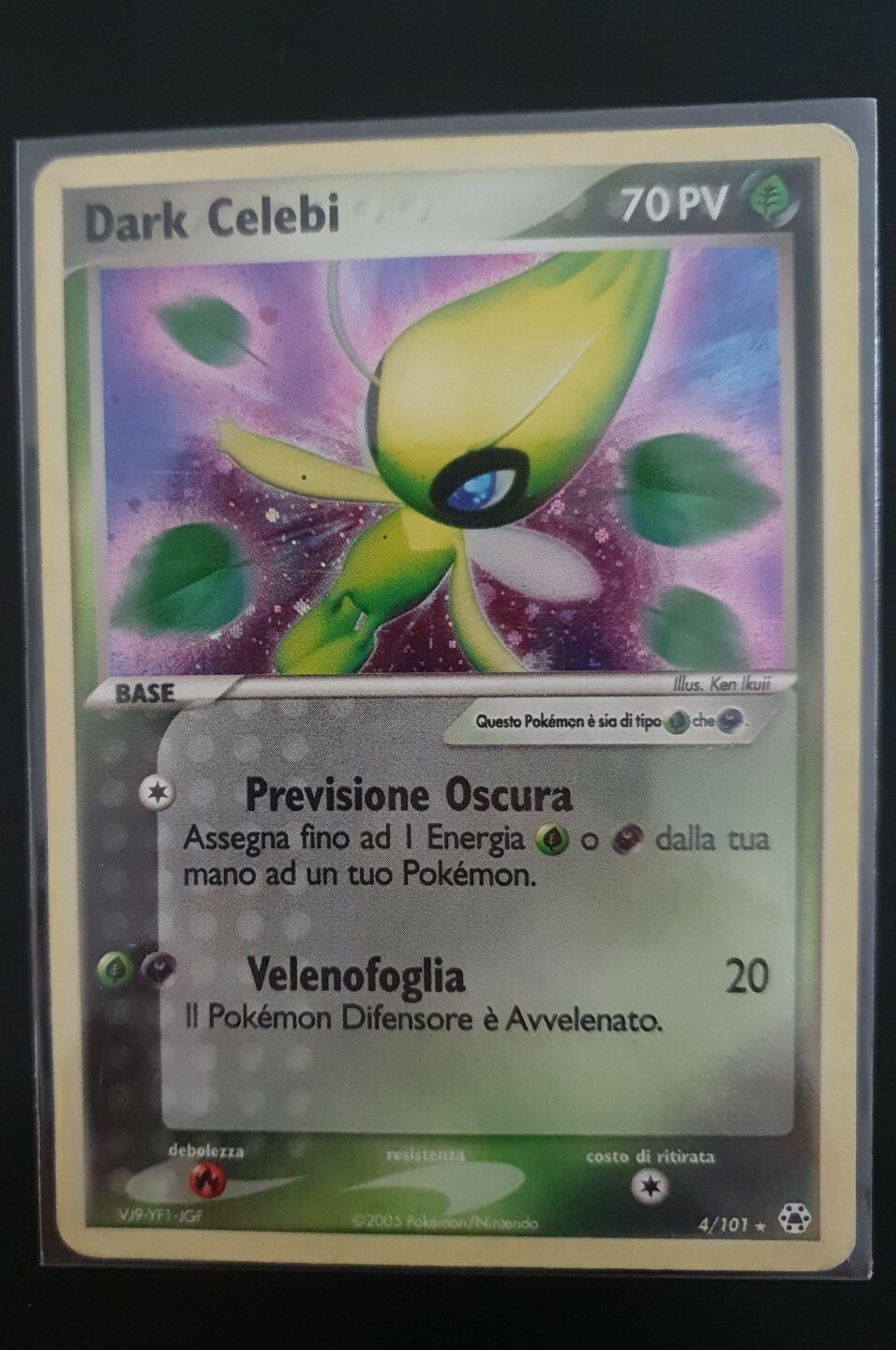 Dark celebrbi 4/101 Holo + Protective Bag 