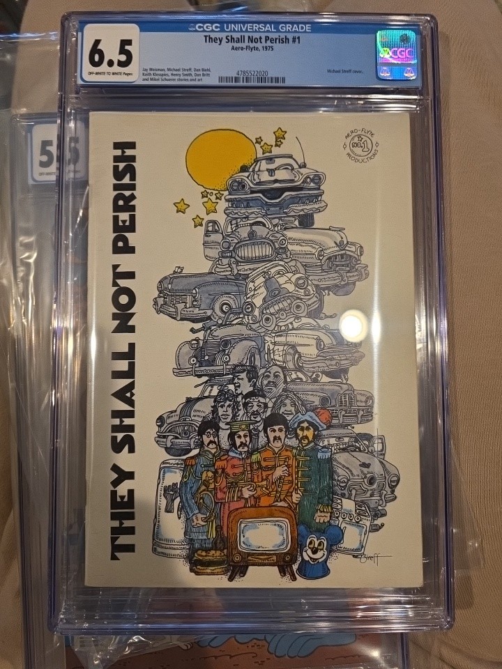 They Shall Not Perish #1 CGC 6.5 Aero-Flyte 1975 Extremely Rare Only 2 on Census