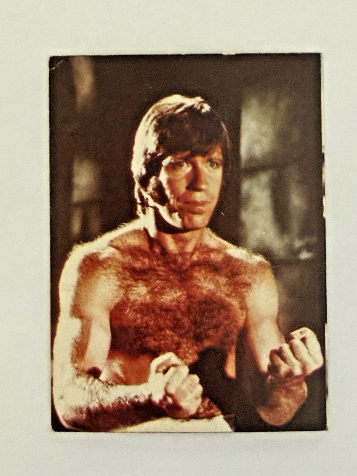 Bruce Lee Chuck Norris 1974 Yamakatsu Japan Way of the Dragon #71 RC *VG - EX*