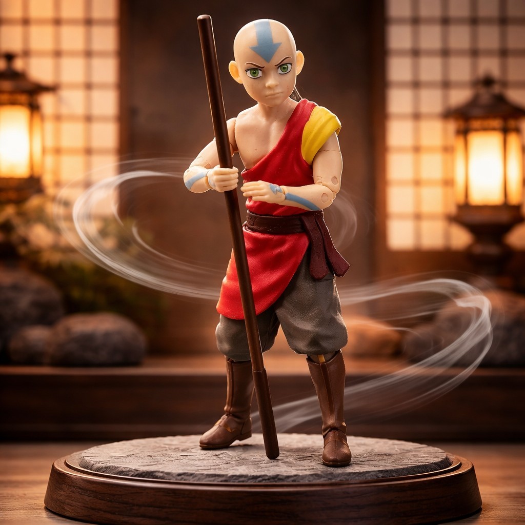 Nickelodeon Aang Avatar: The Last Airbender . stand not included.