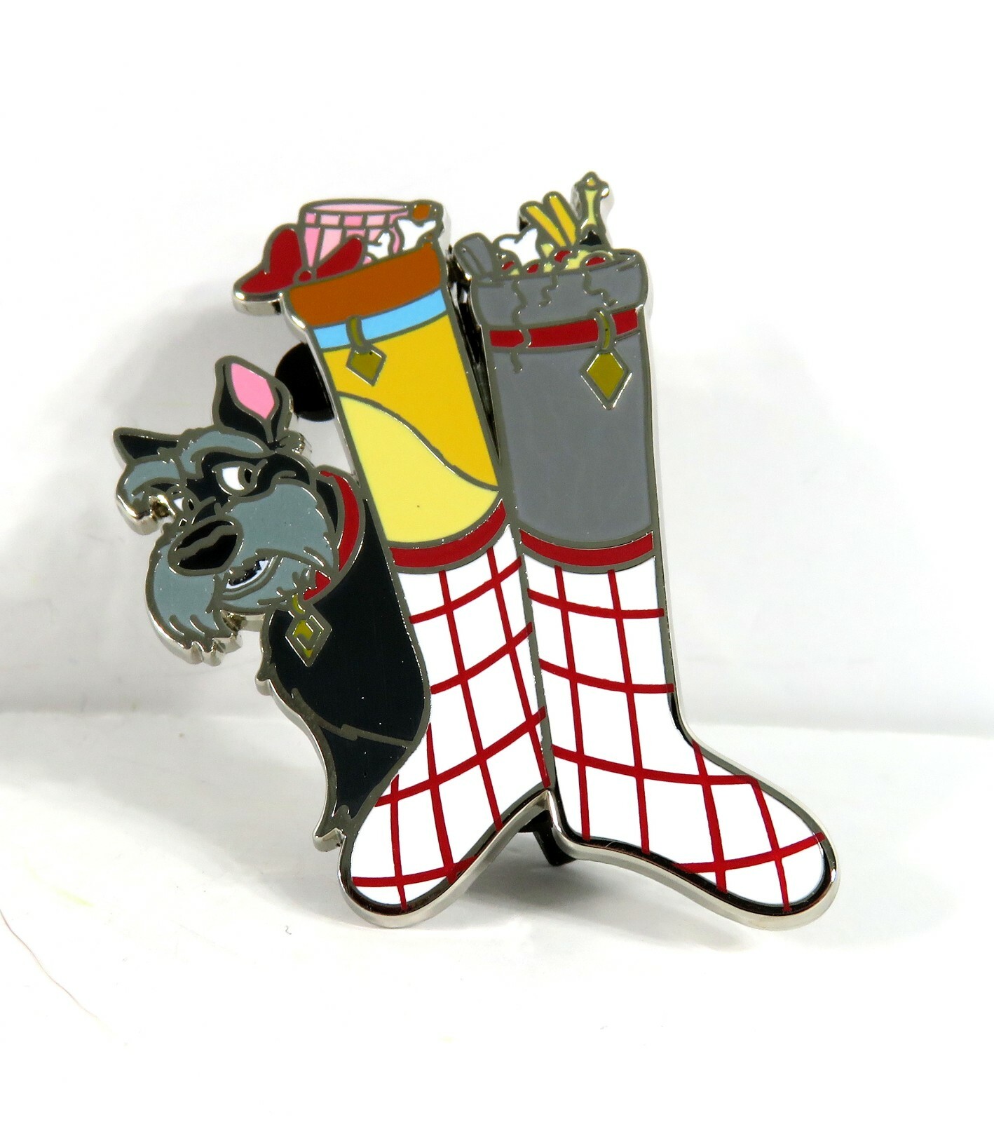 Disney Christmas Advent Calendar Stocking Pin 2021 LR Lady And The Tramp